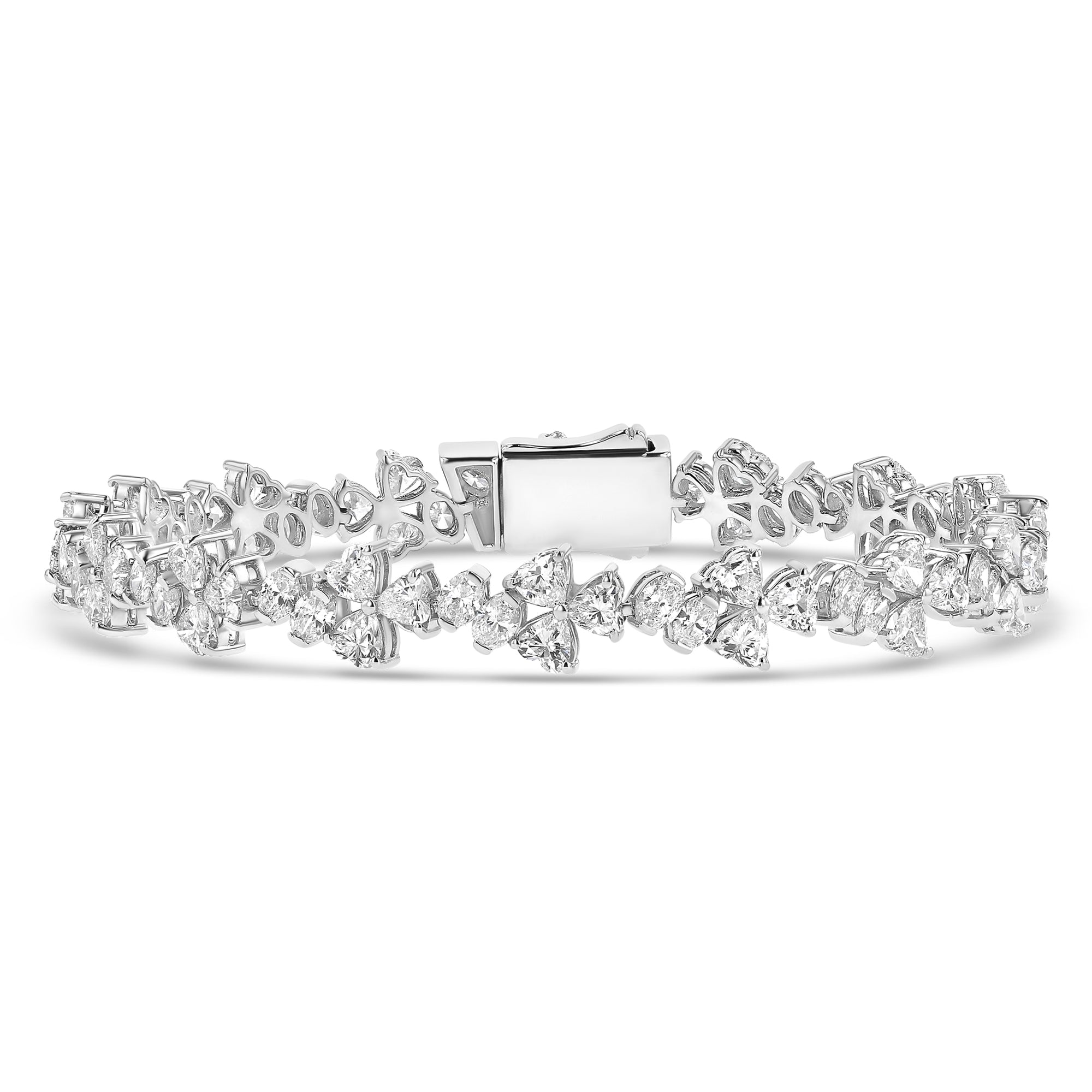 Heart Oval Bracelet 10.33Ct