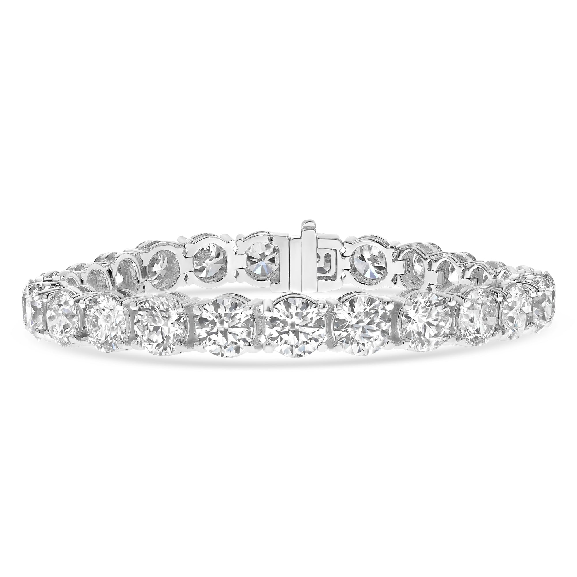 Round Tennis Bracelet 41.8Ct
