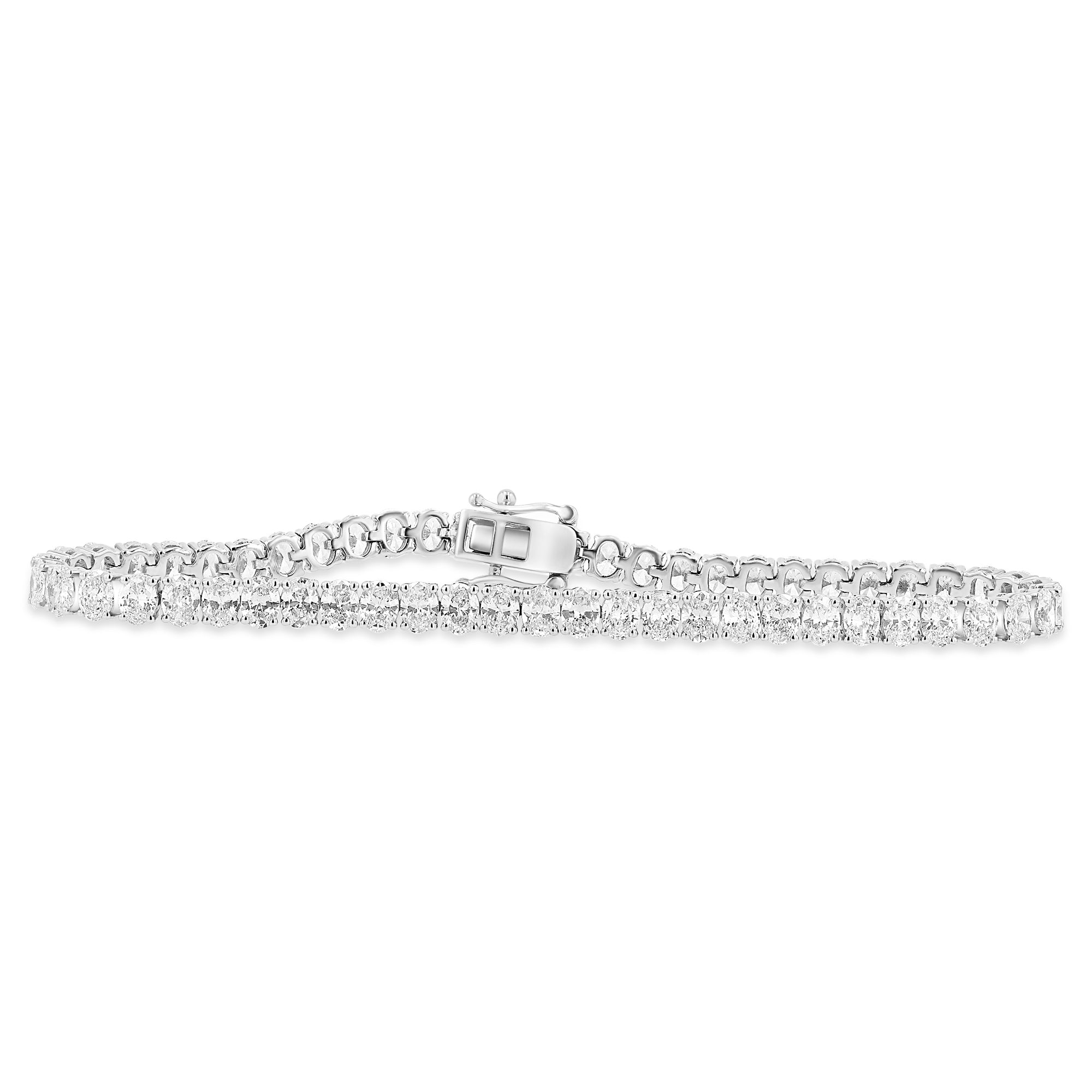 Oval Tennis Bracelet 8 ctw