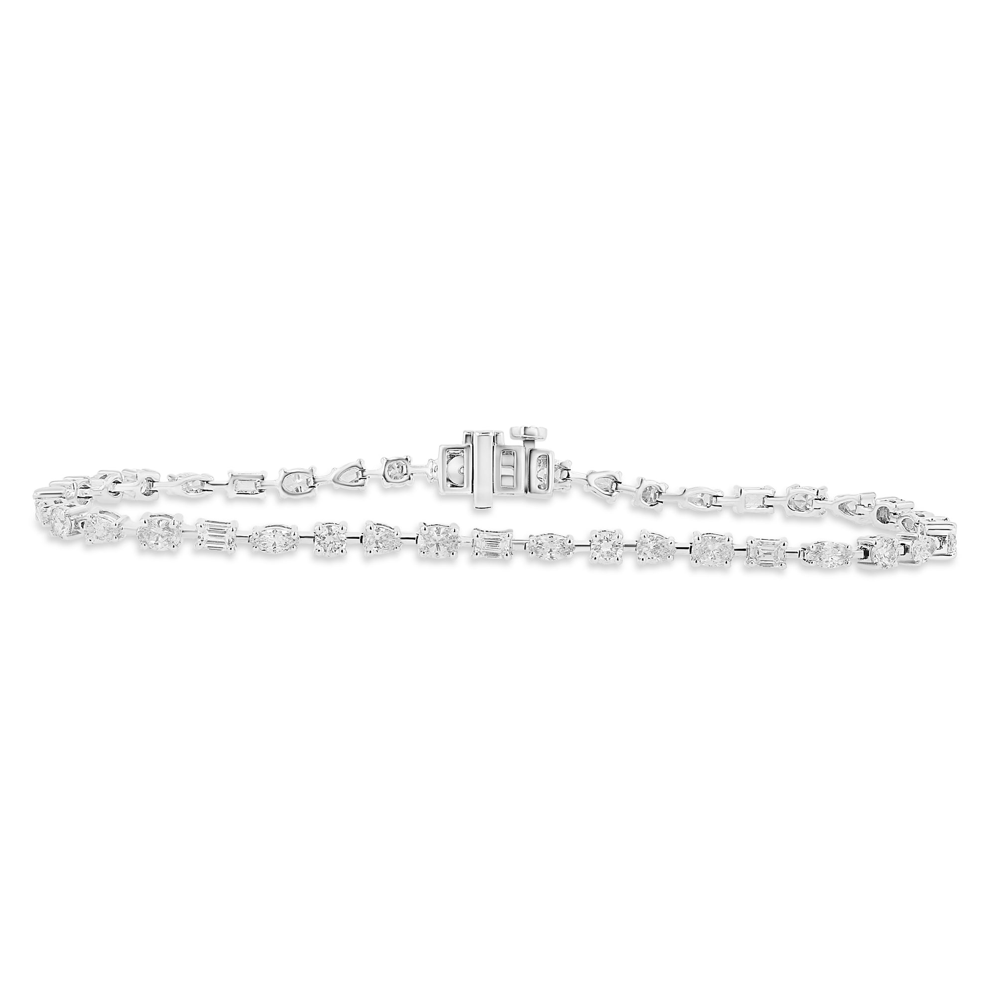 Multishape Lab Diamond Bracelet 2.8 ctw