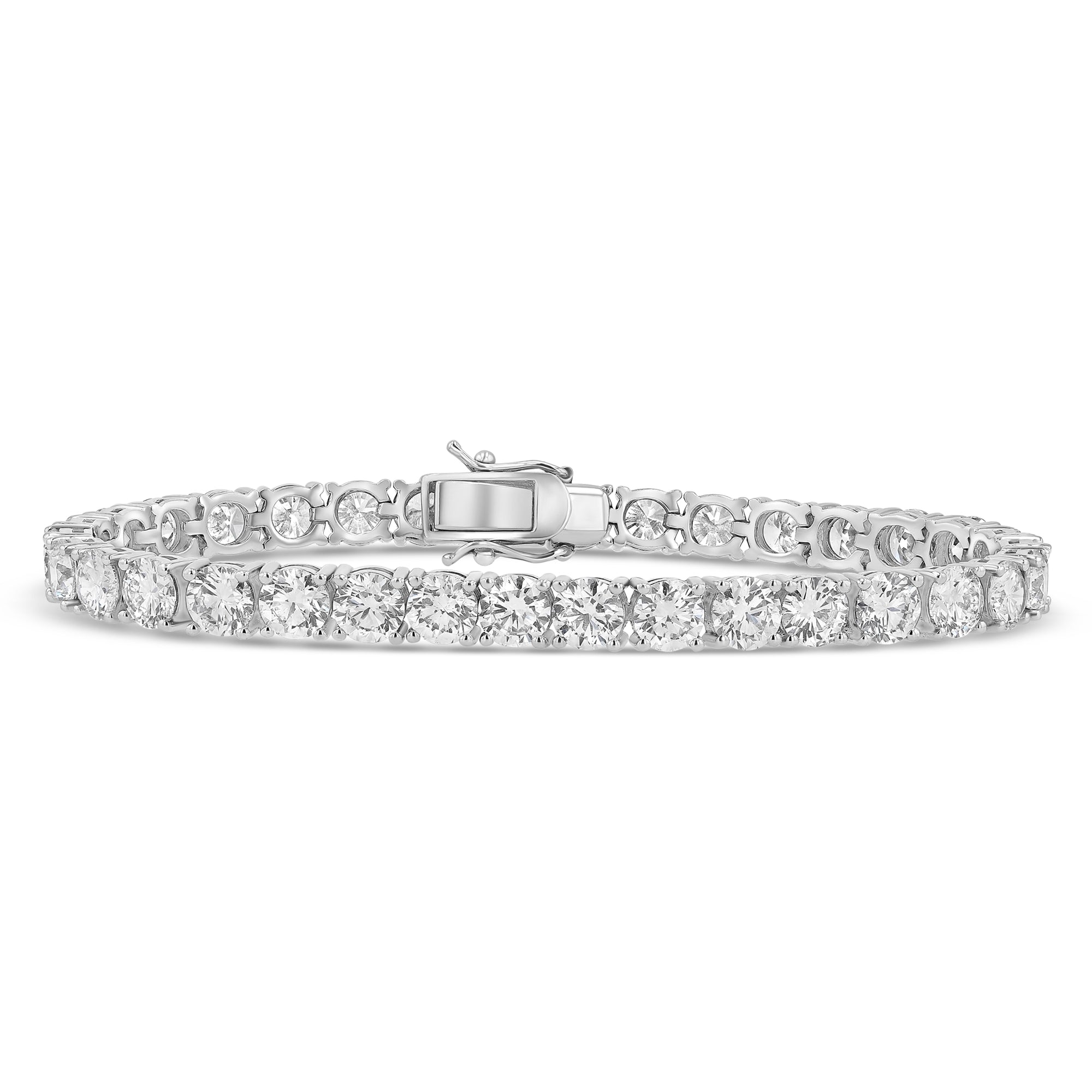 Round Tennis Bracelet 17.2Ct
