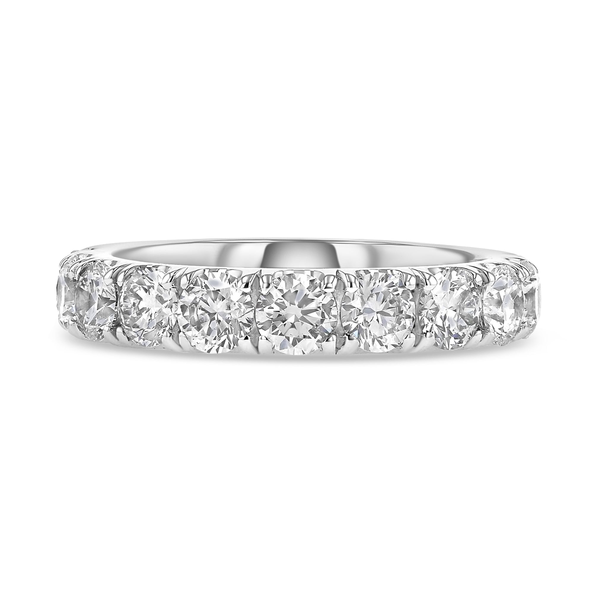Round Eternity Band Ring 3.05Ct