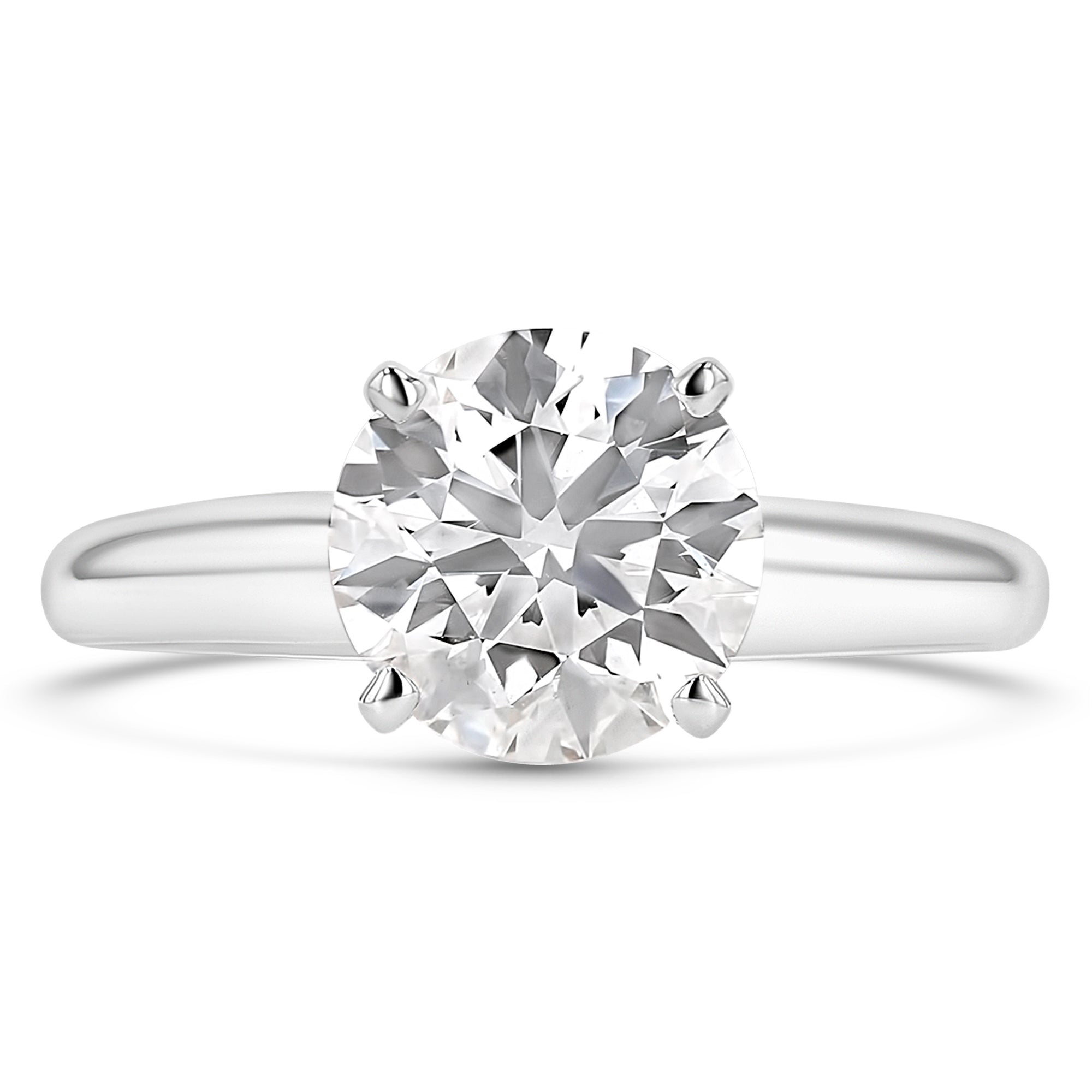 Round Solitaire Ring 2.01ct