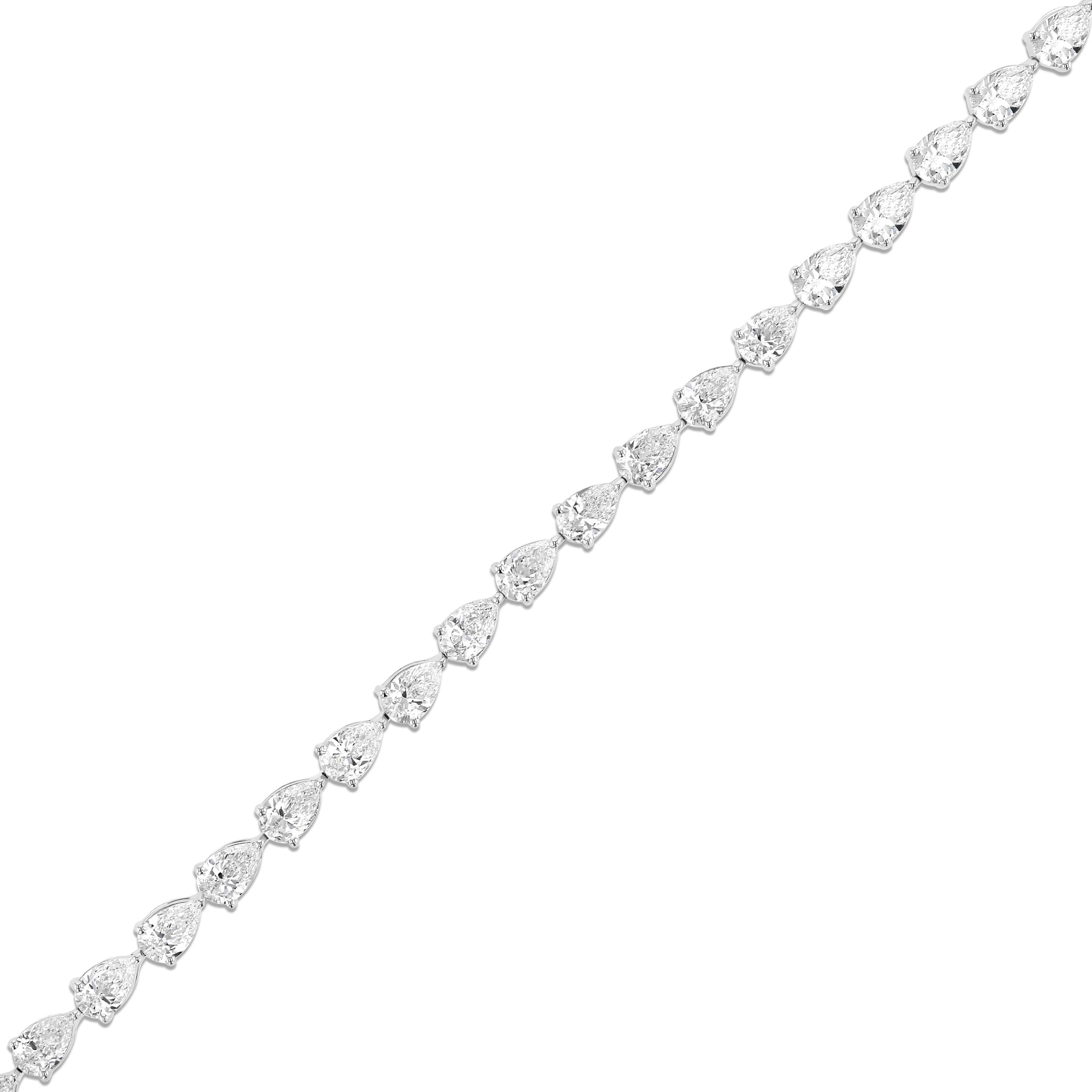 Pear Tennis Bracelet 7 ctw