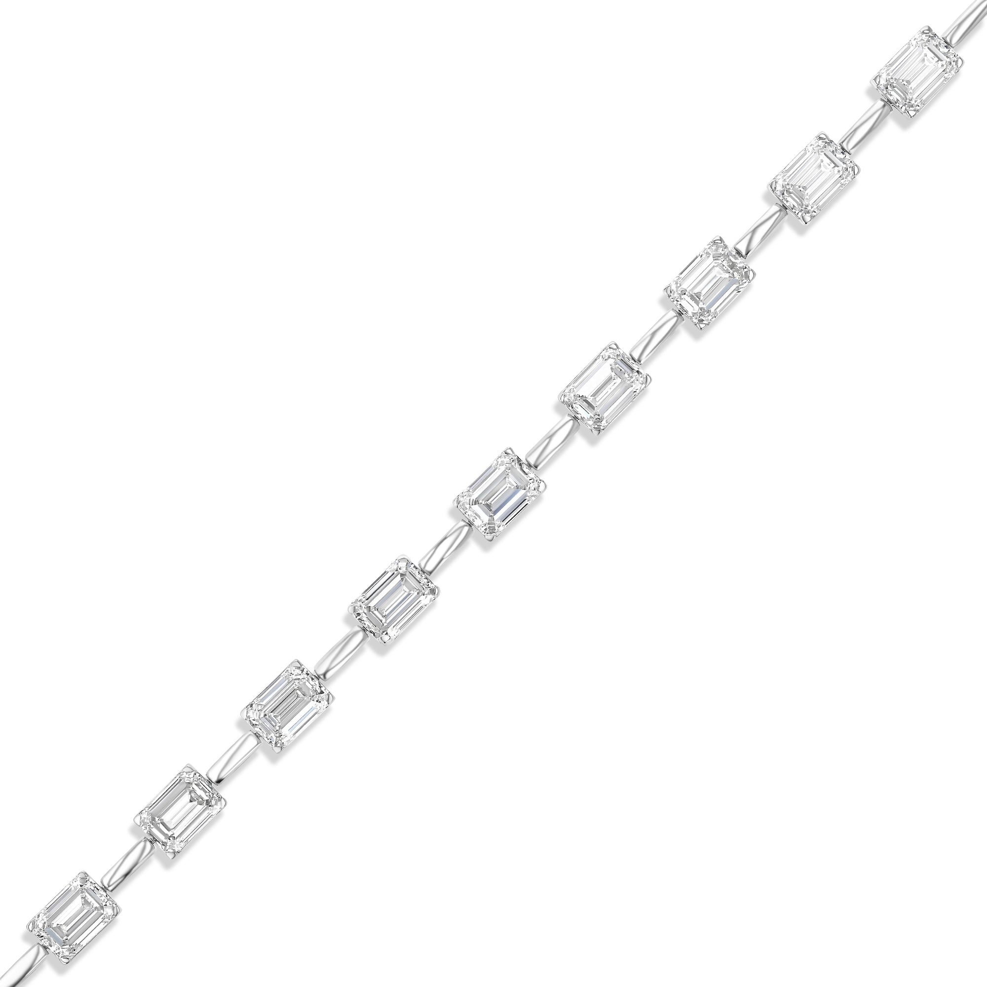 Bracelet Emerald Link East West 14.9Ct