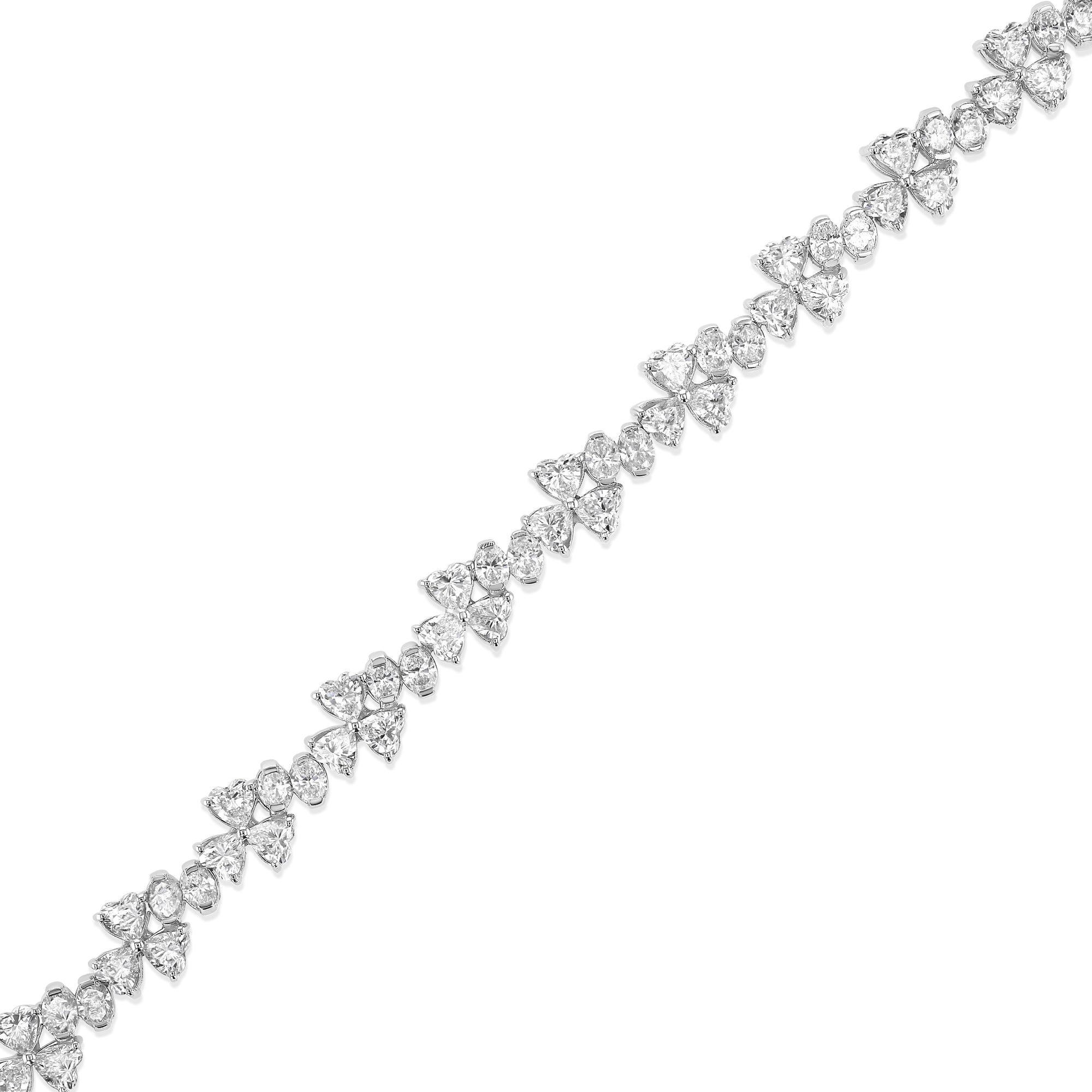 Heart Oval Bracelet 10.33Ct