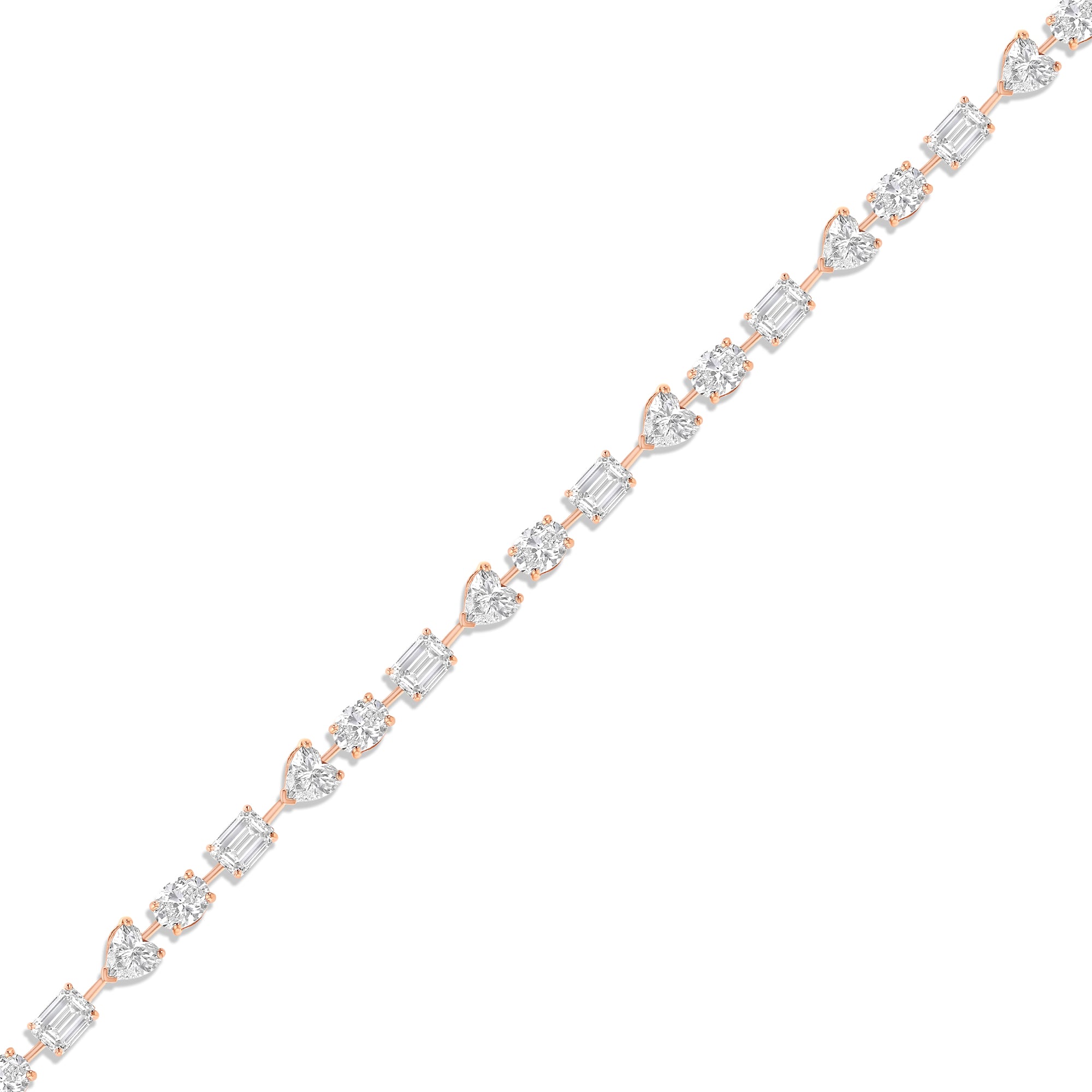 Multishape Station Tennis Bracelet