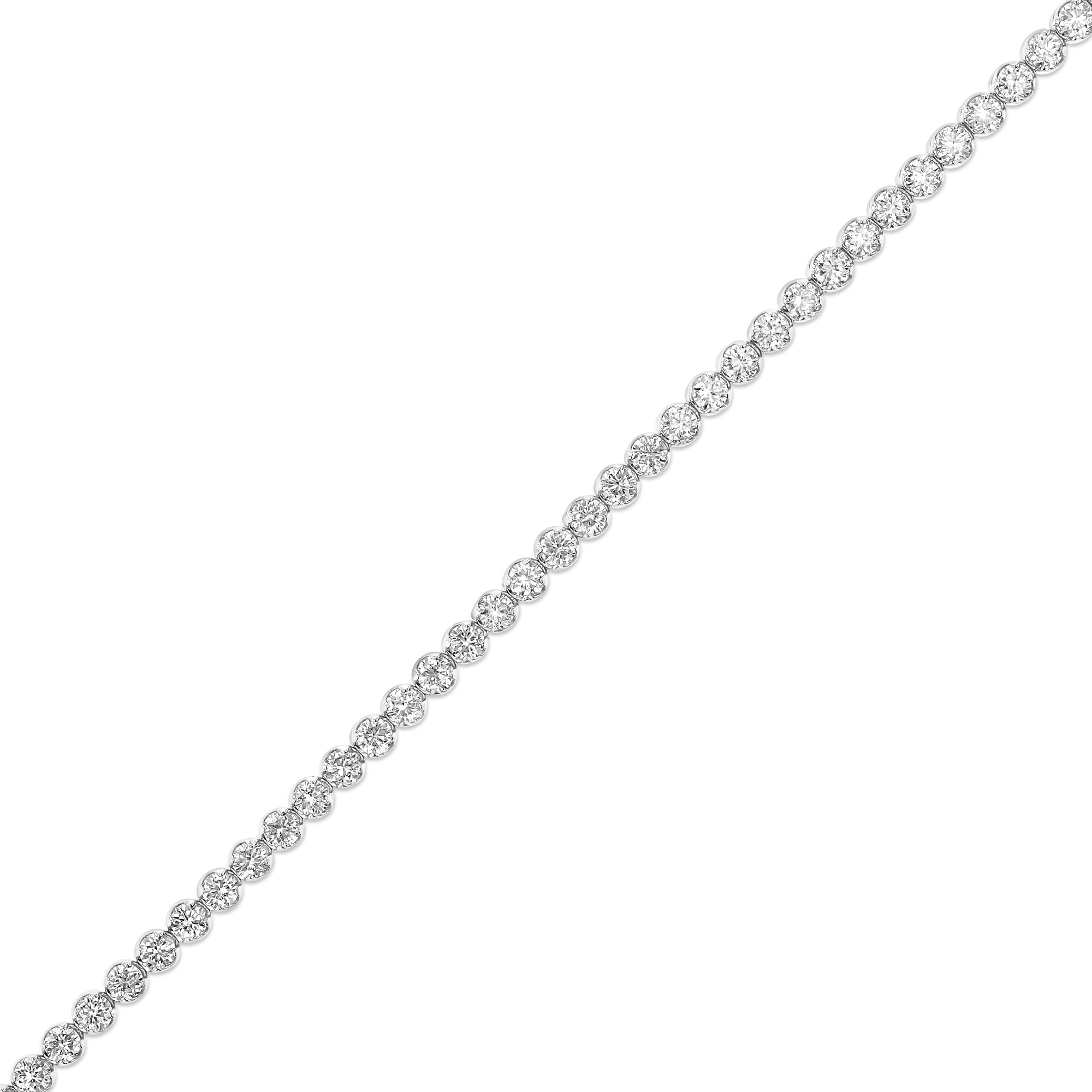 Round Tennis Bracelet 3 ctw