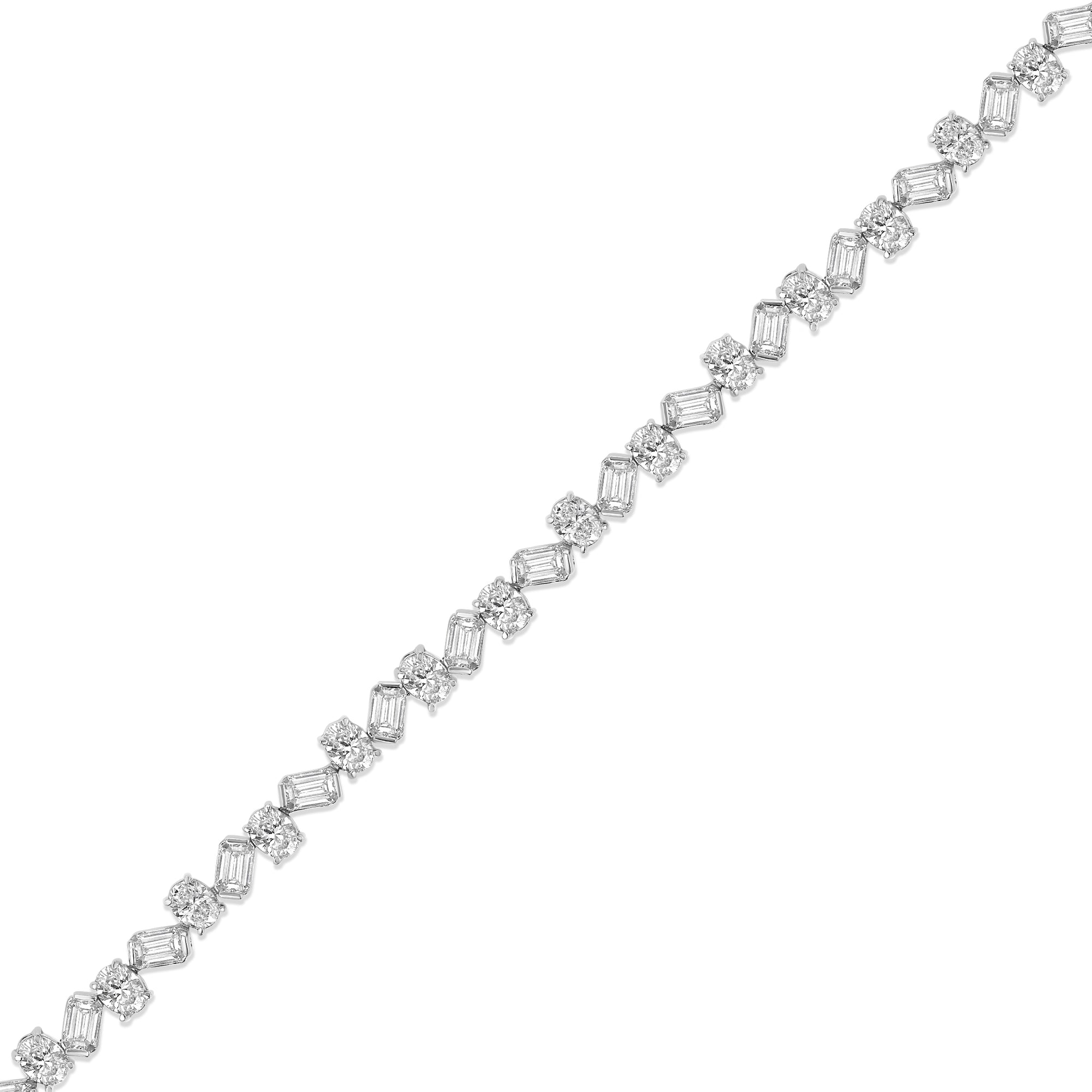 Multishape Lab Diamond Bracelet 9.5 ctw