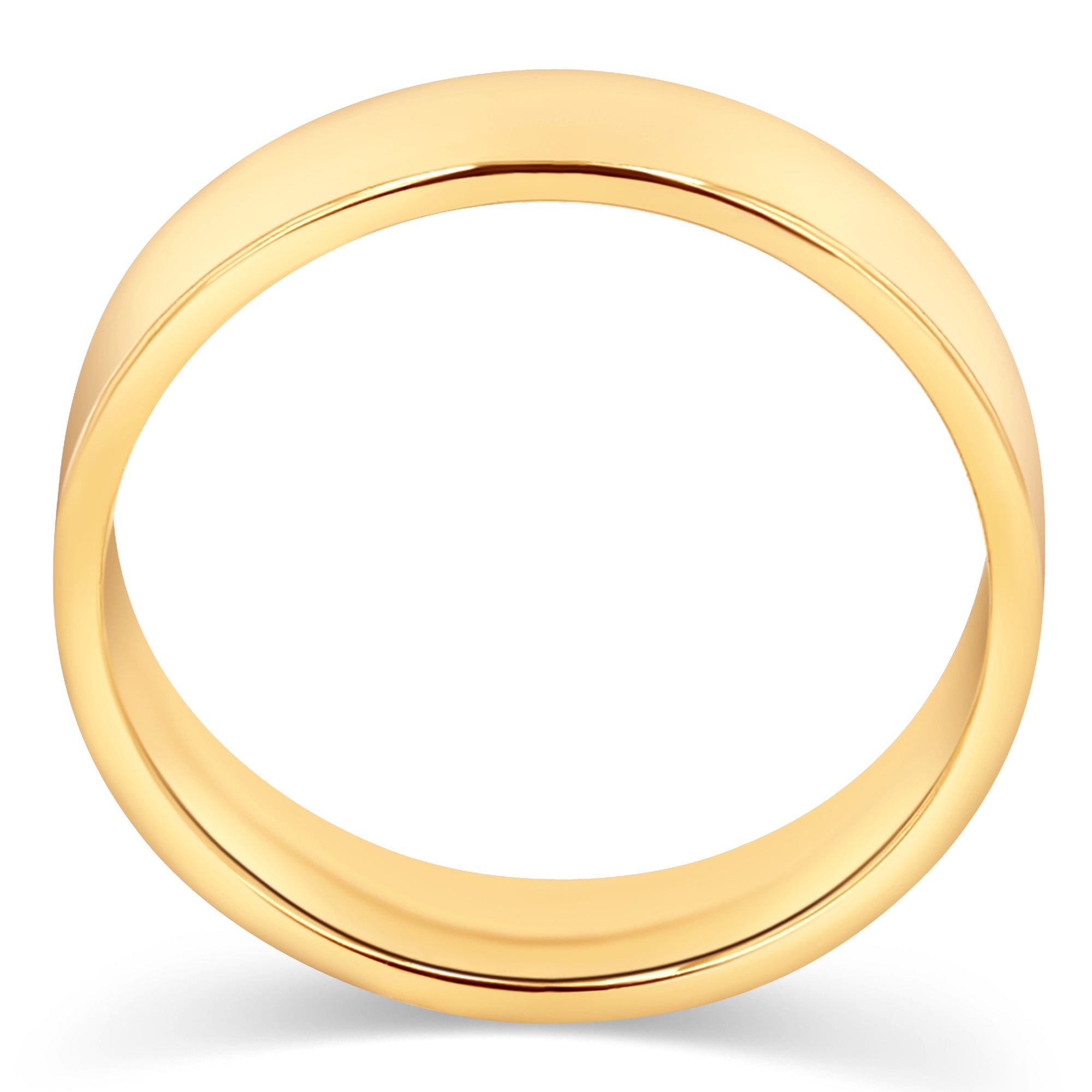 5mm Polished Gold Ring