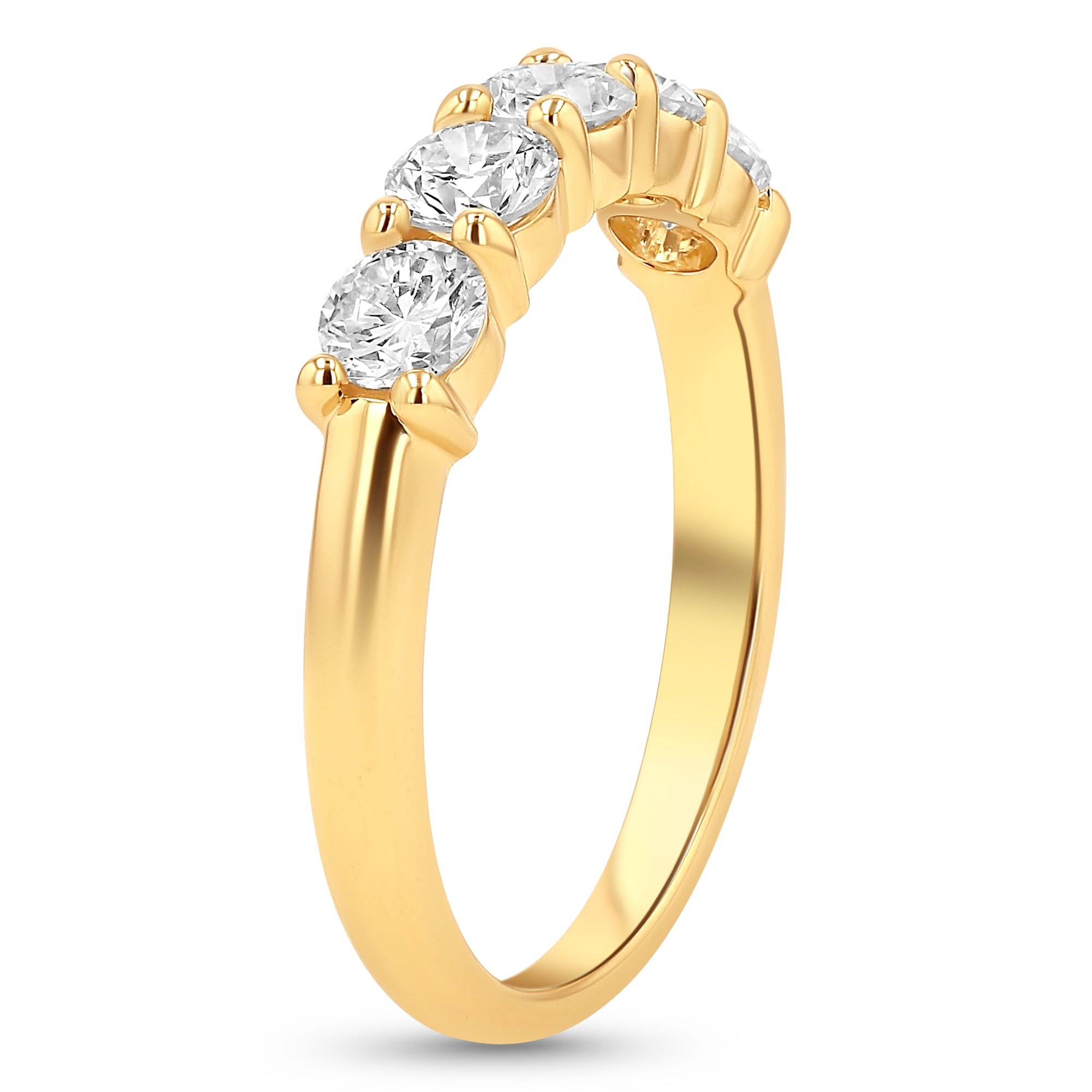 5 Round Stone Ring