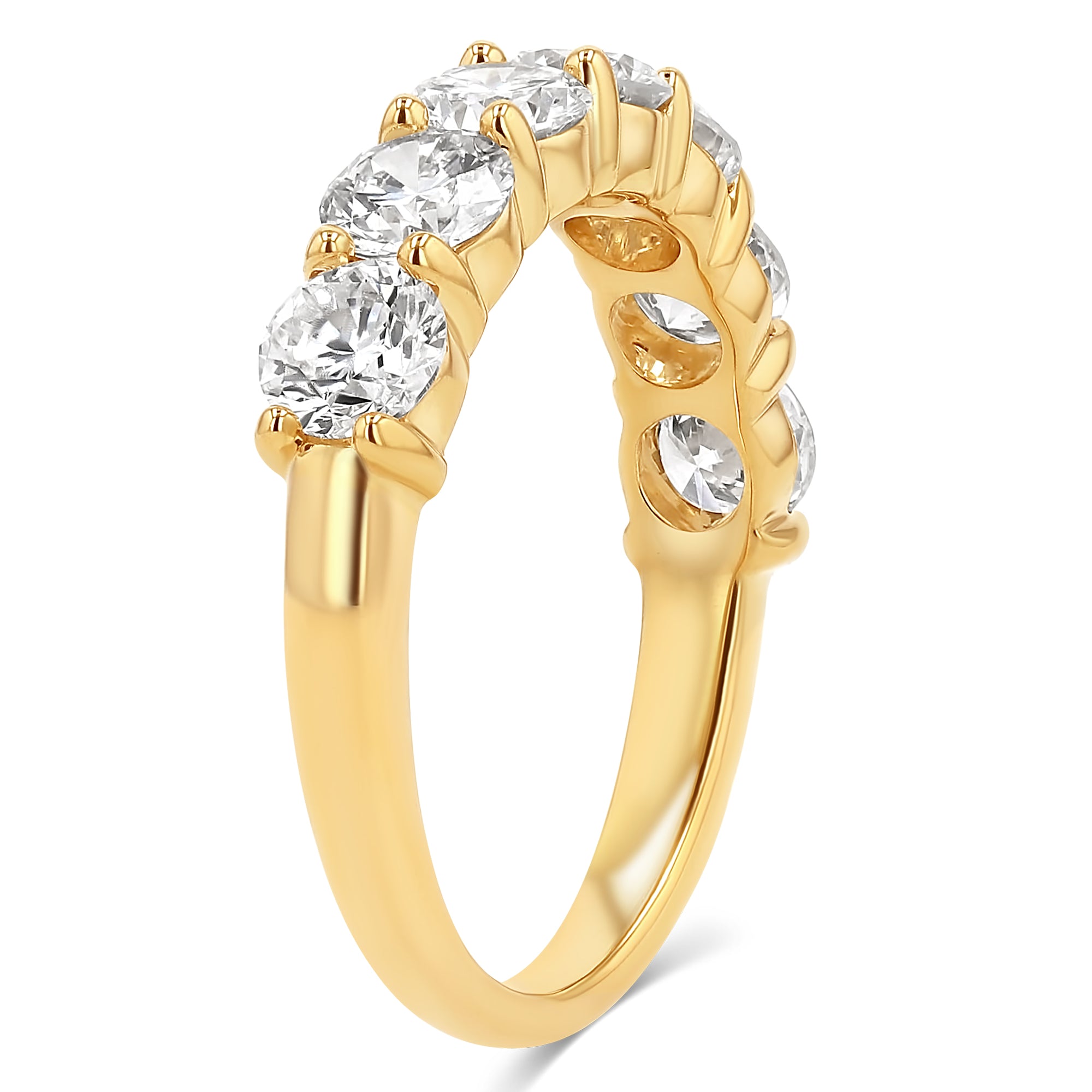 7 Round Stone Ring