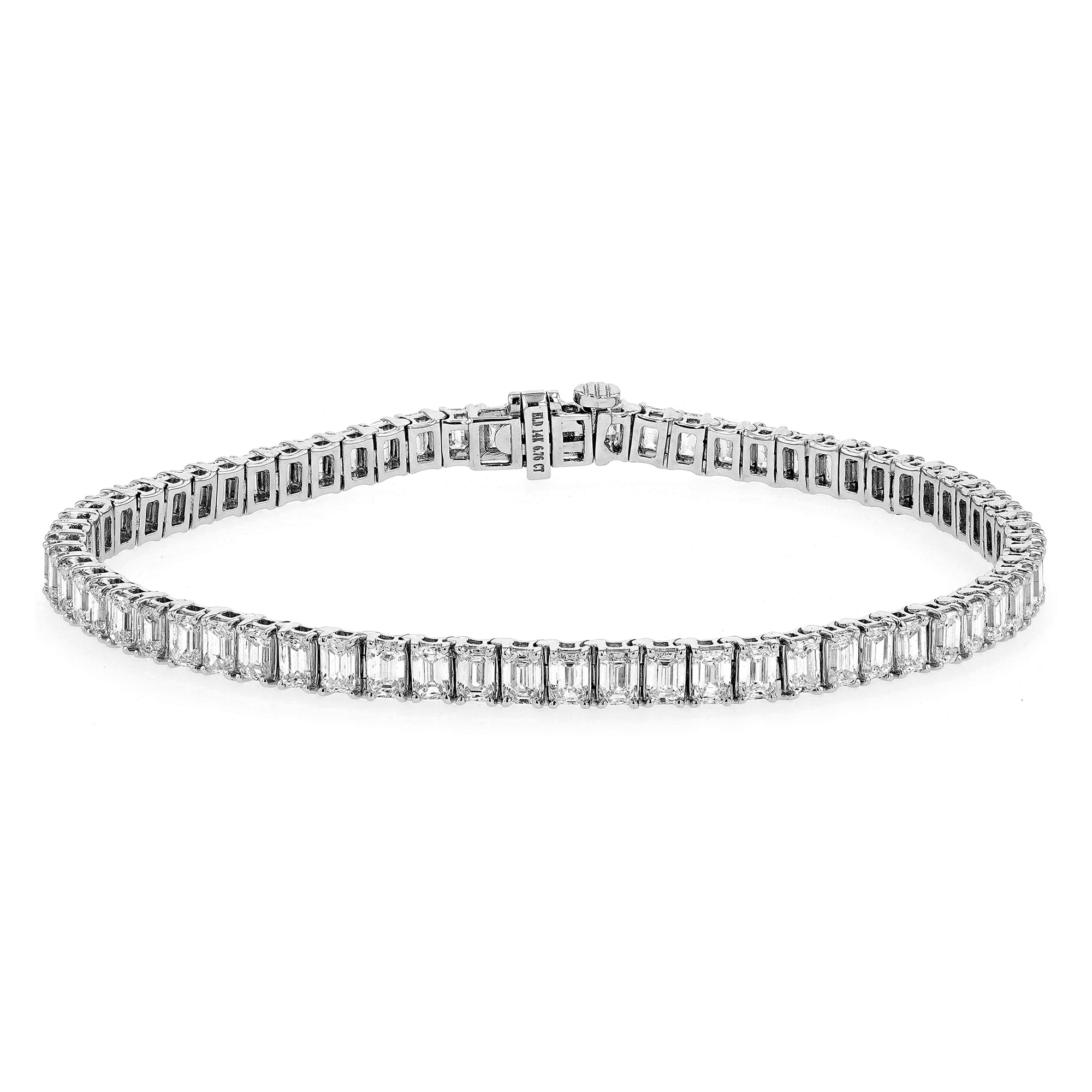 Emerald Tennis Bracelet 6.7 ctw