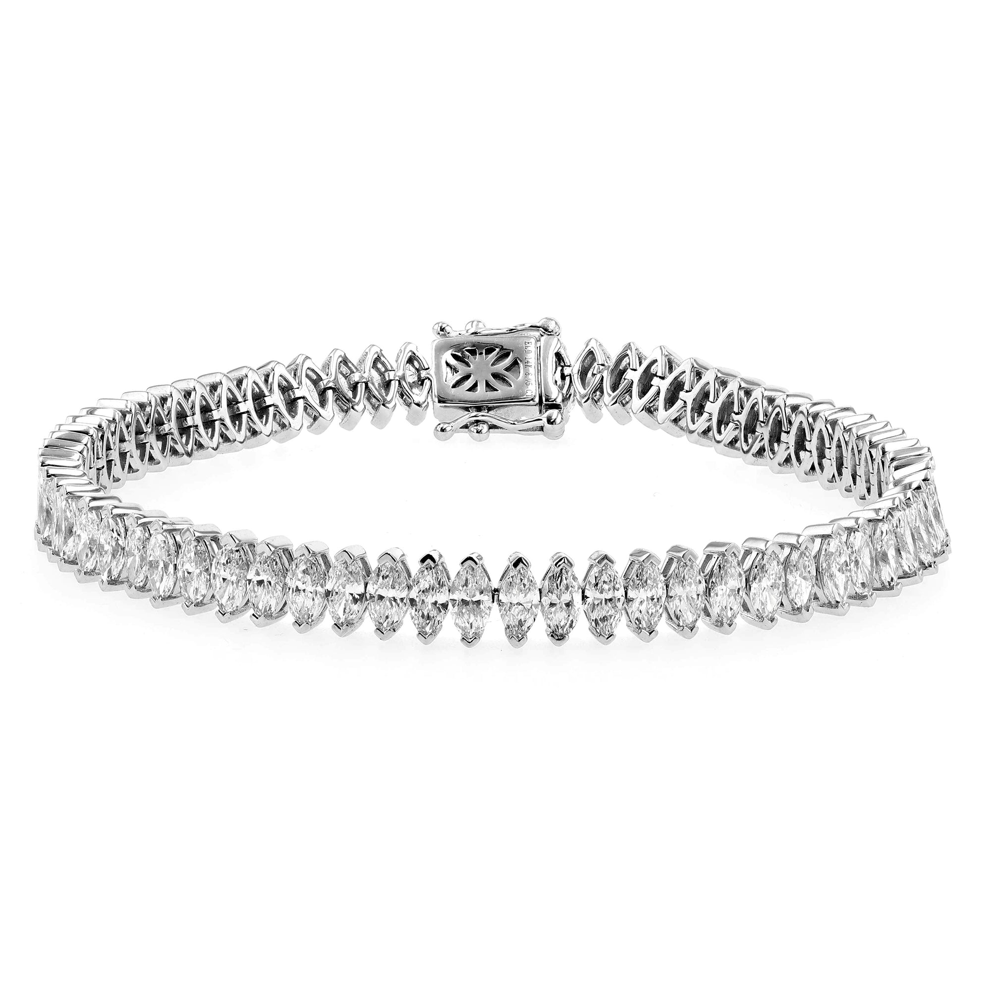 Tennis Bracelet Marquise North South 8.05Ct