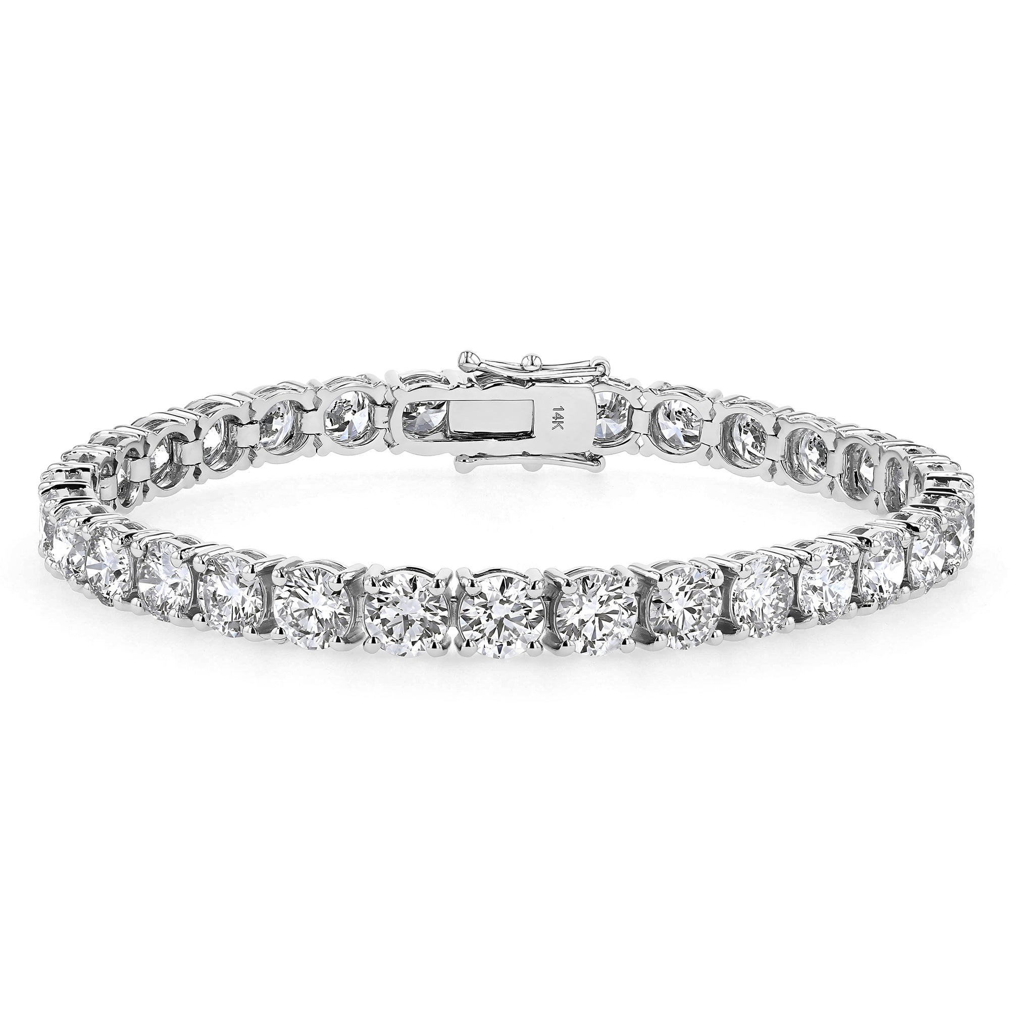 Tennis Bracelet Round 25.11Ct