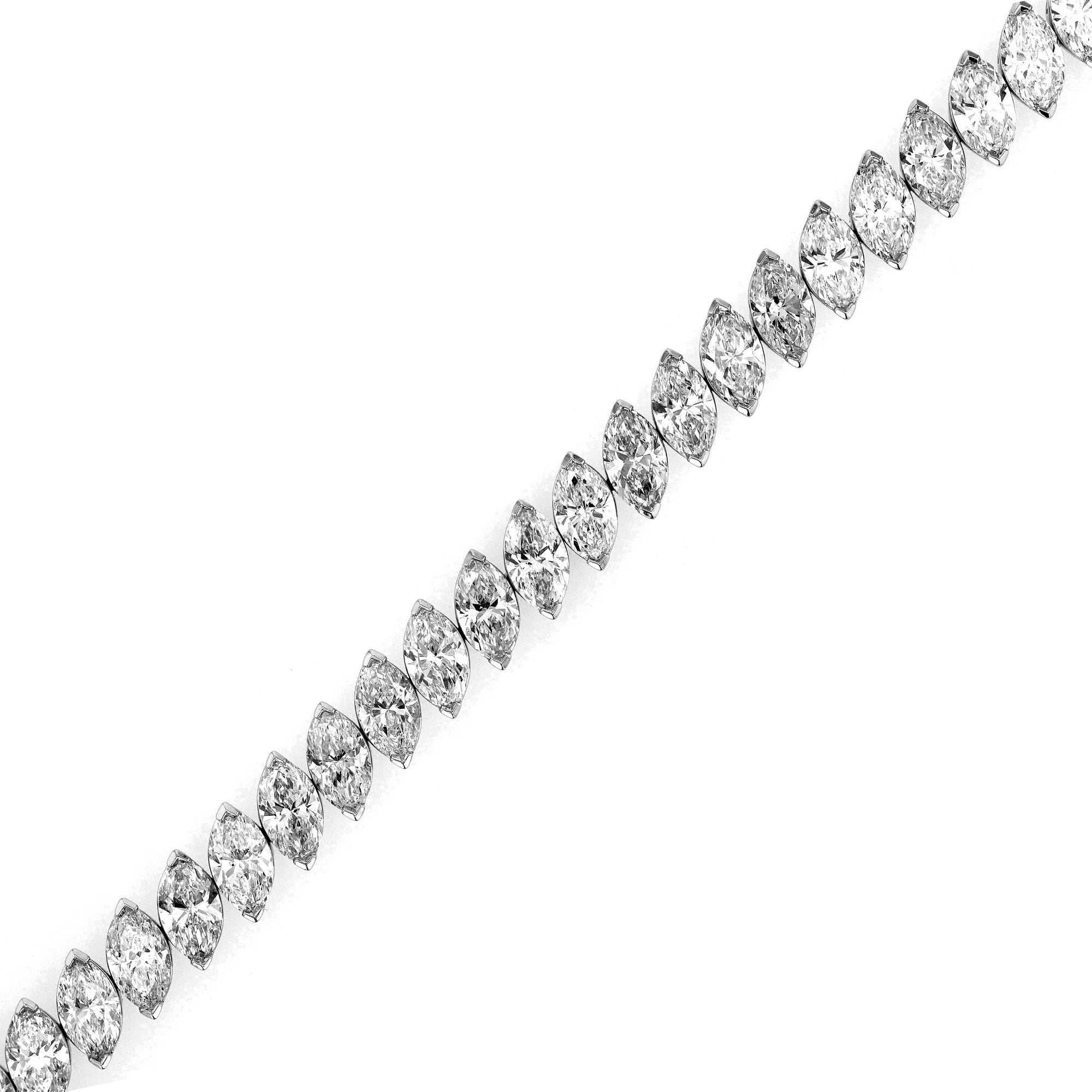 Tennis Bracelet Marquise 24.41Ct