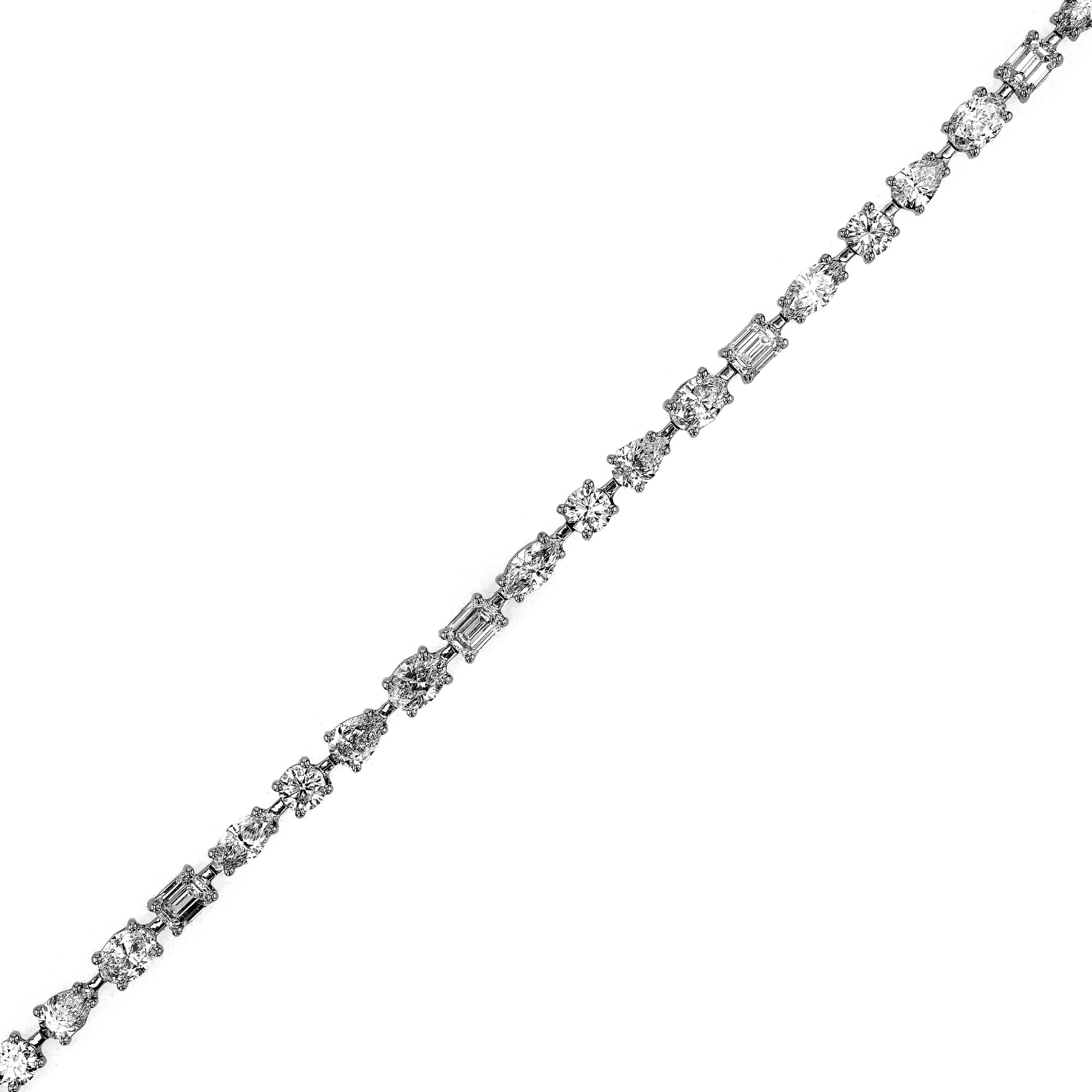 Multishape Lab Diamond Bracelet 6.1 ctw