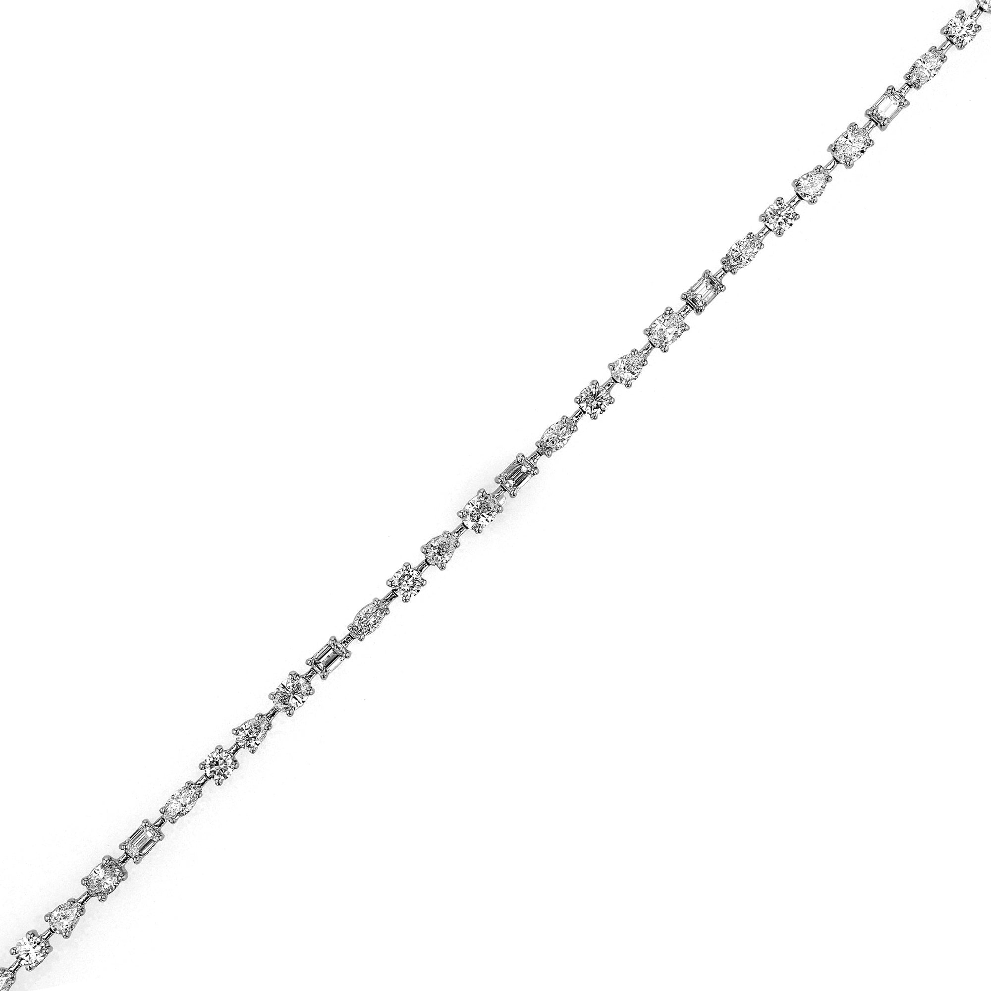 Multishape Lab Diamond Bracelet 2.8 ctw