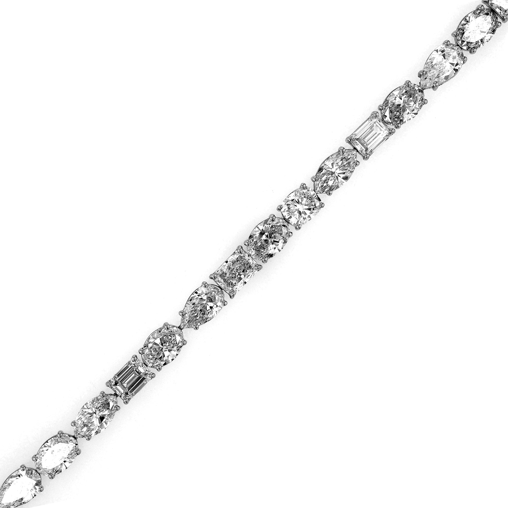 Tennis Bracelet Mixed Stone 22.72Ct