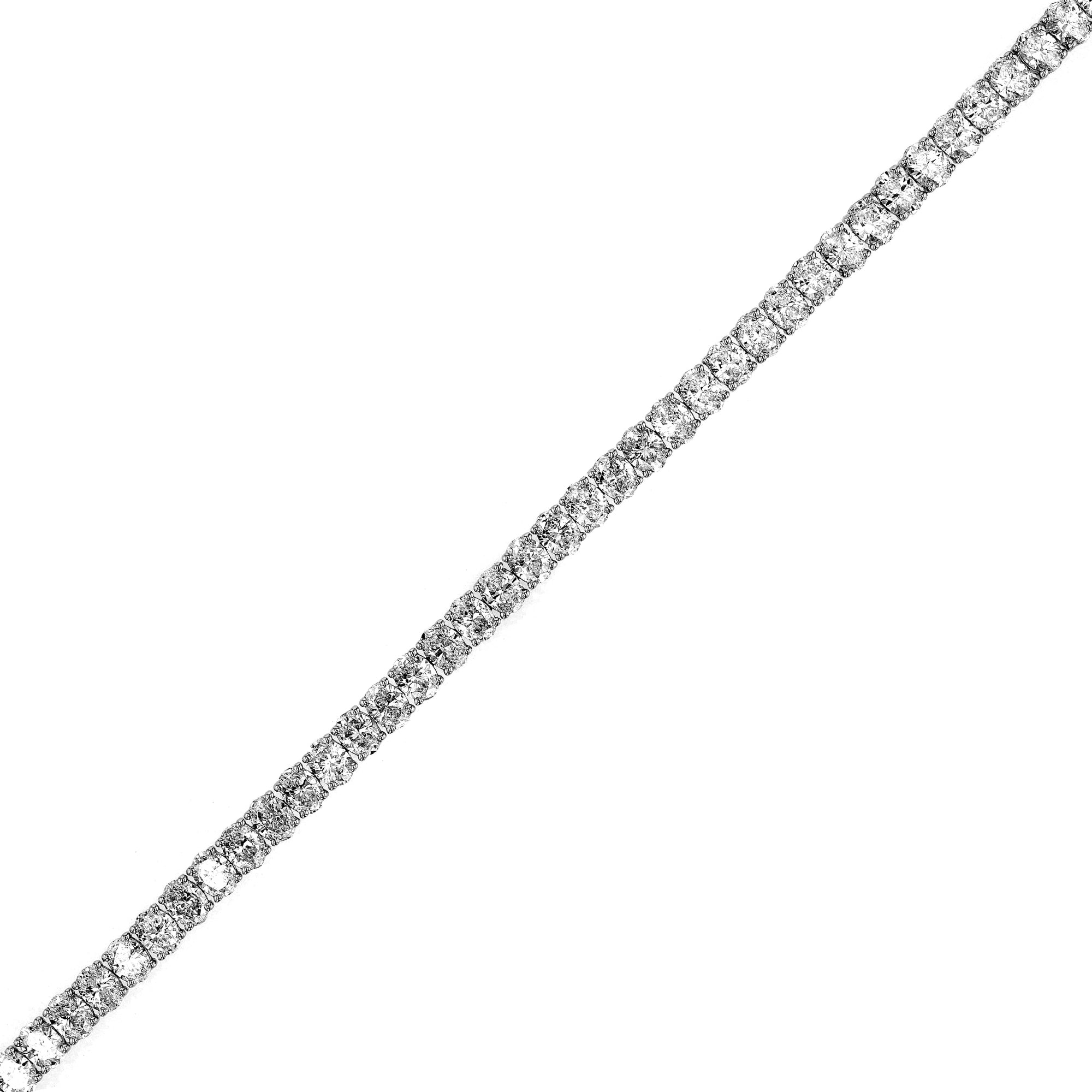 Oval Tennis Bracelet 8 ctw