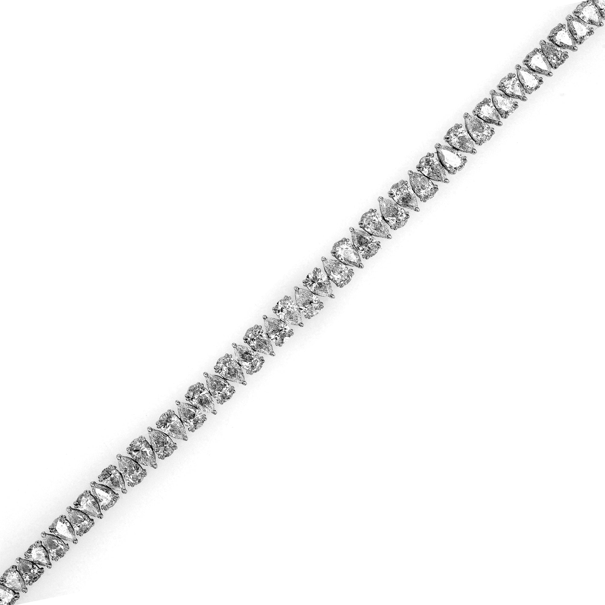 Pear Tennis Bracelet 7.9 ctw
