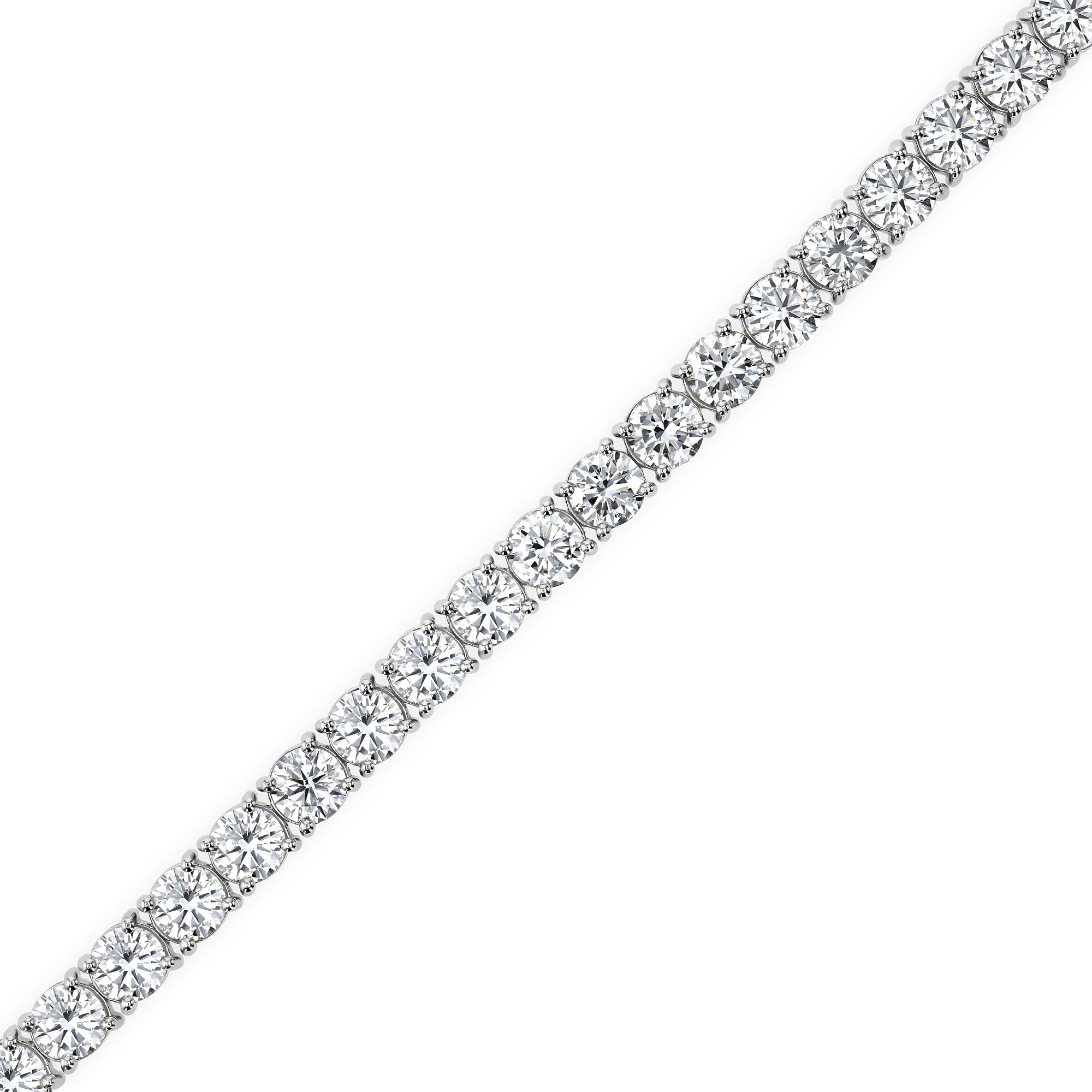 Tennis Bracelet Round 25.11Ct