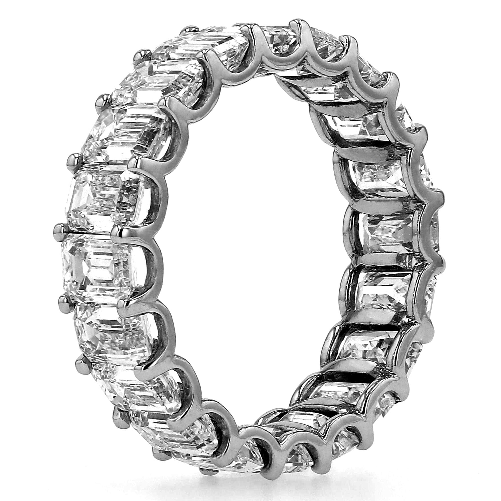 Emerald Eternity Band 6.36Ct