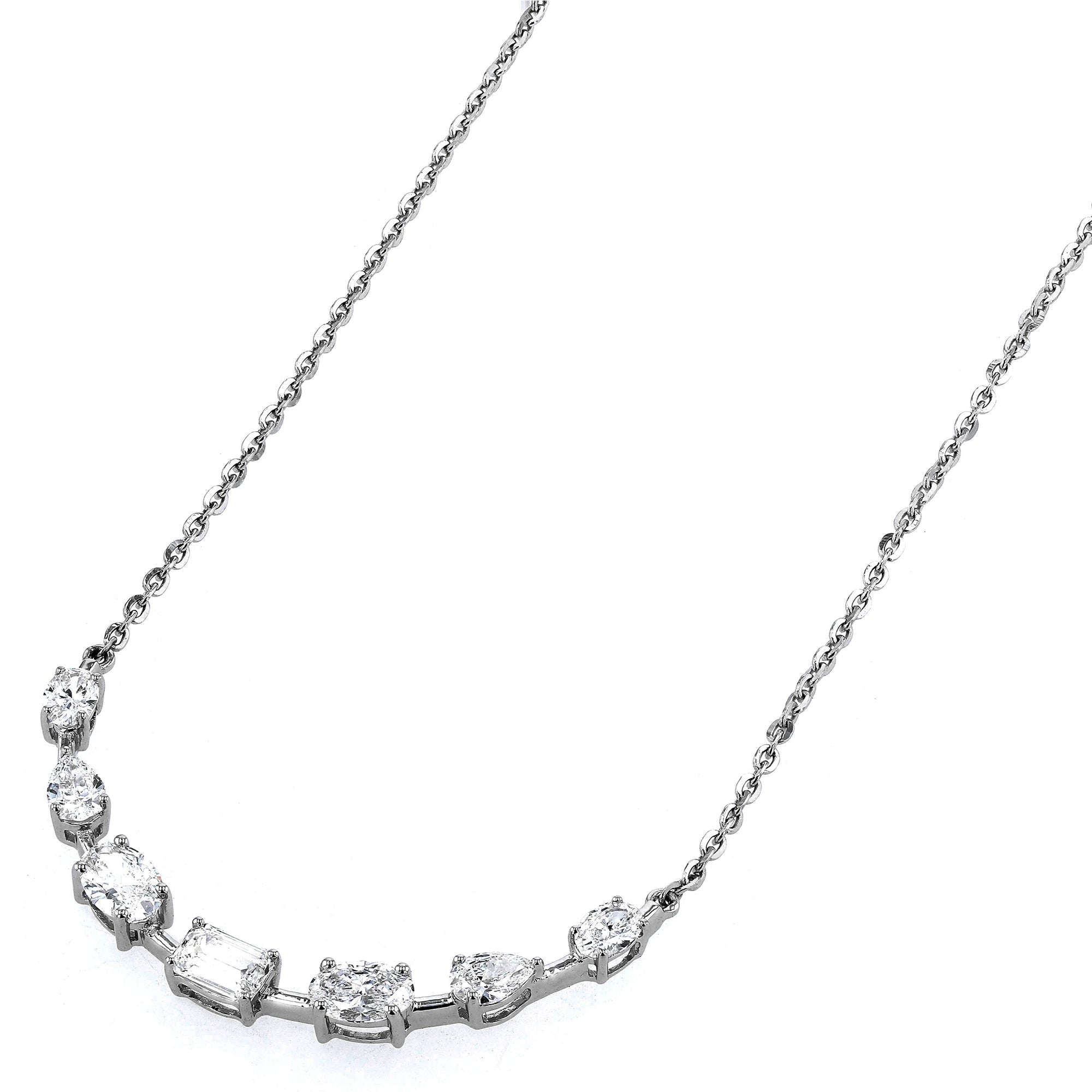 Pendant MultiShape Smile Necklace 1.03Ct