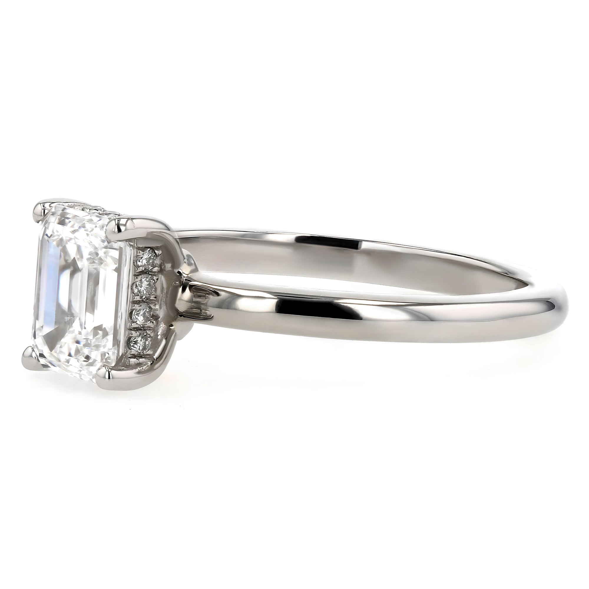 Emerald Solitaire Ring 1.12Ct