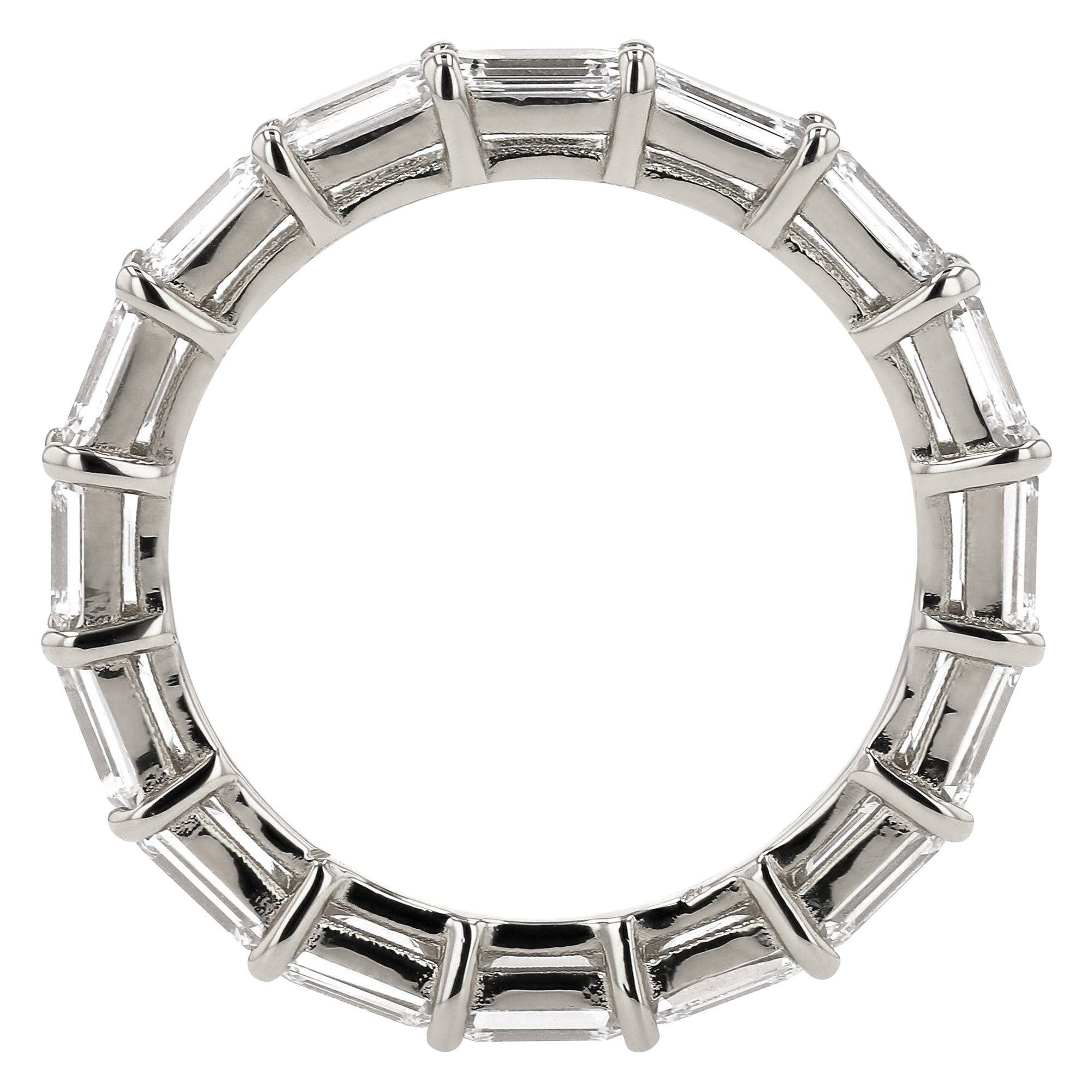 Emerald Eternity Band 3.11Ct