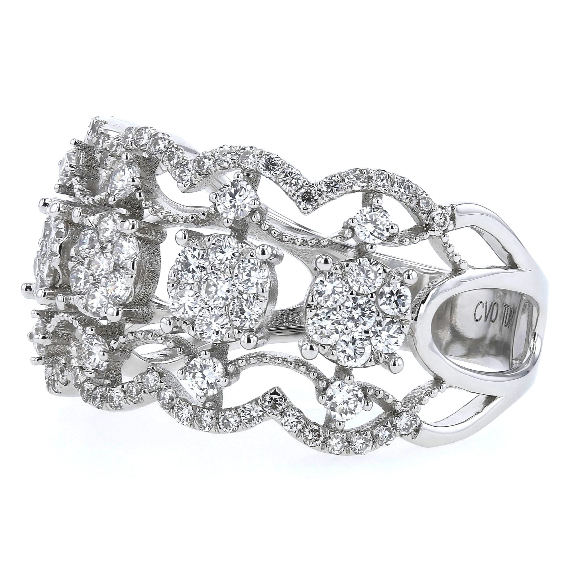 Fancy Design Round Ring