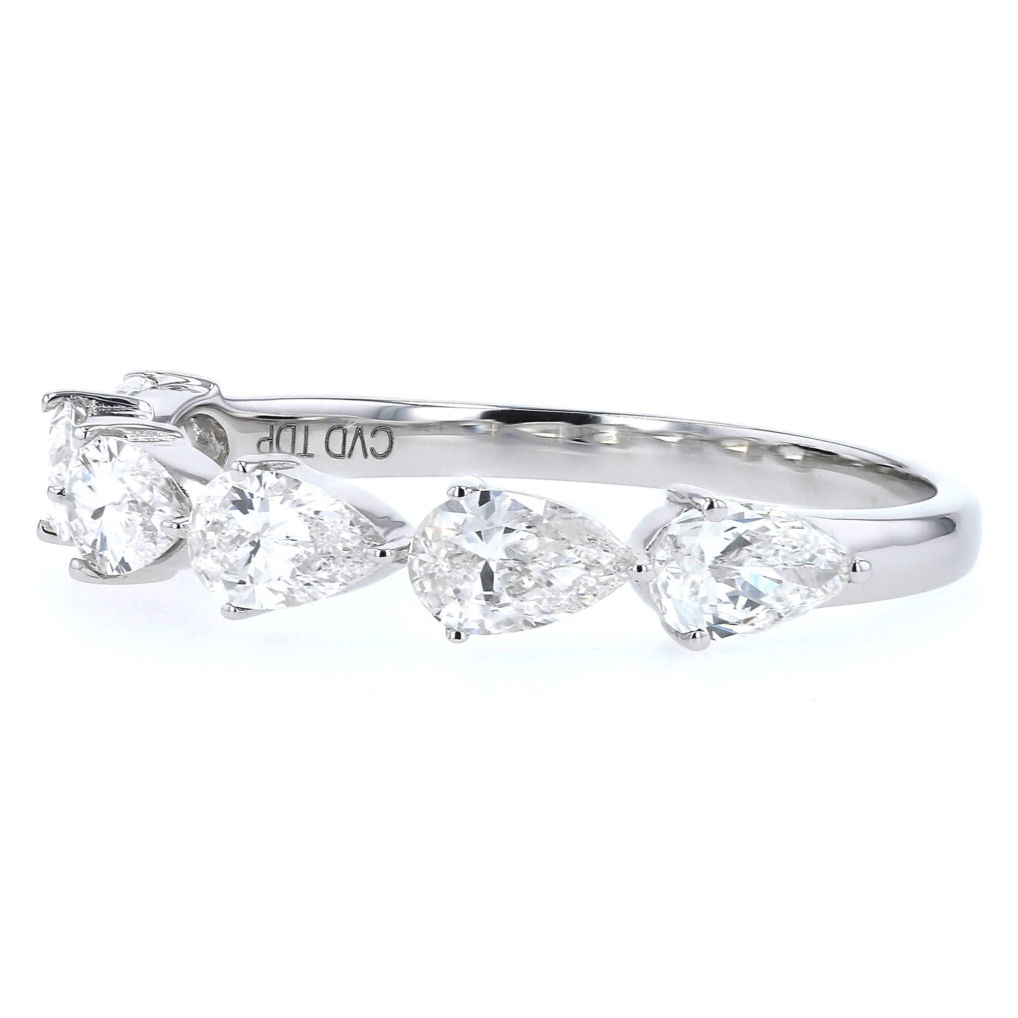 East West Pear Band 1.52Ct