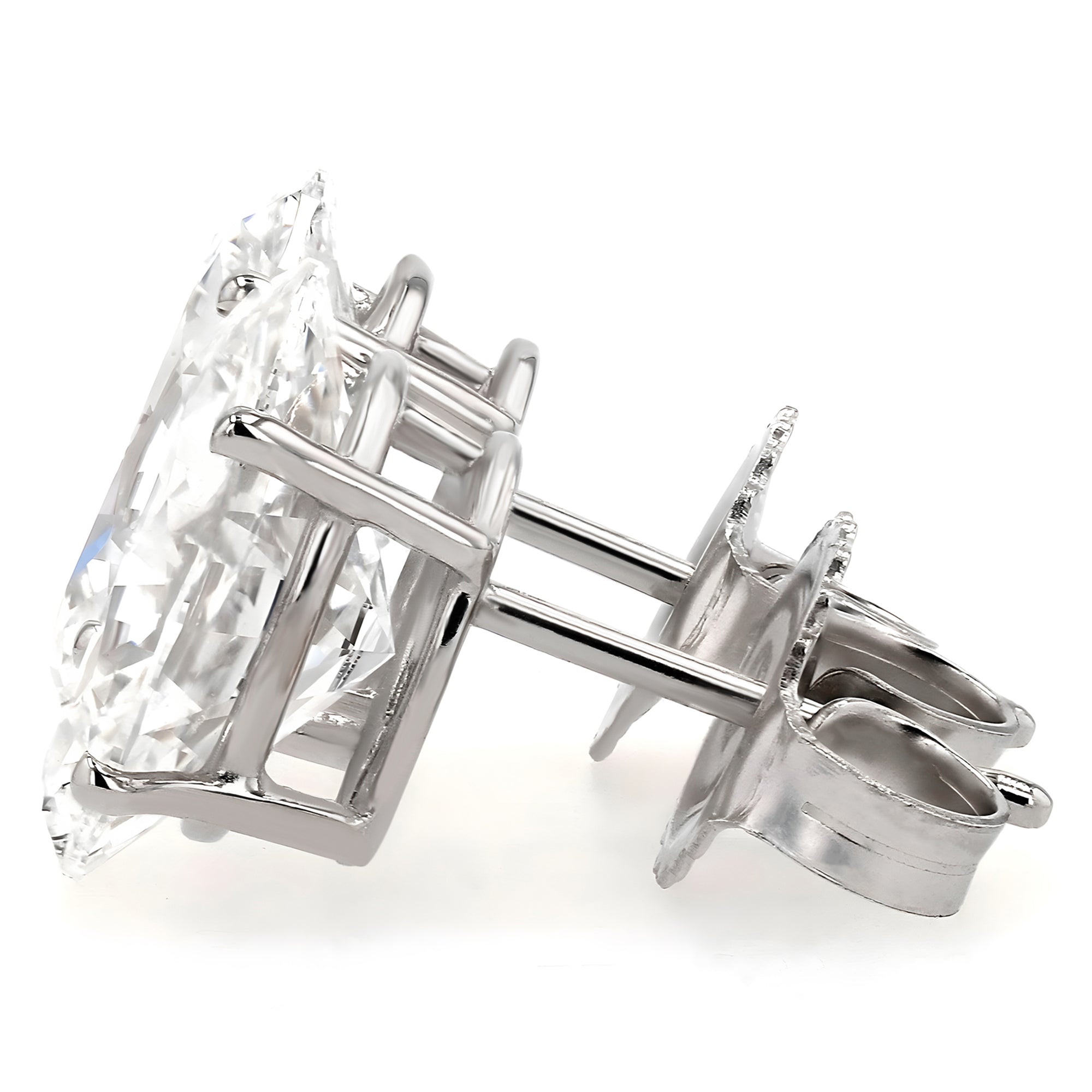 GIA Certified Oval Stud Earrings