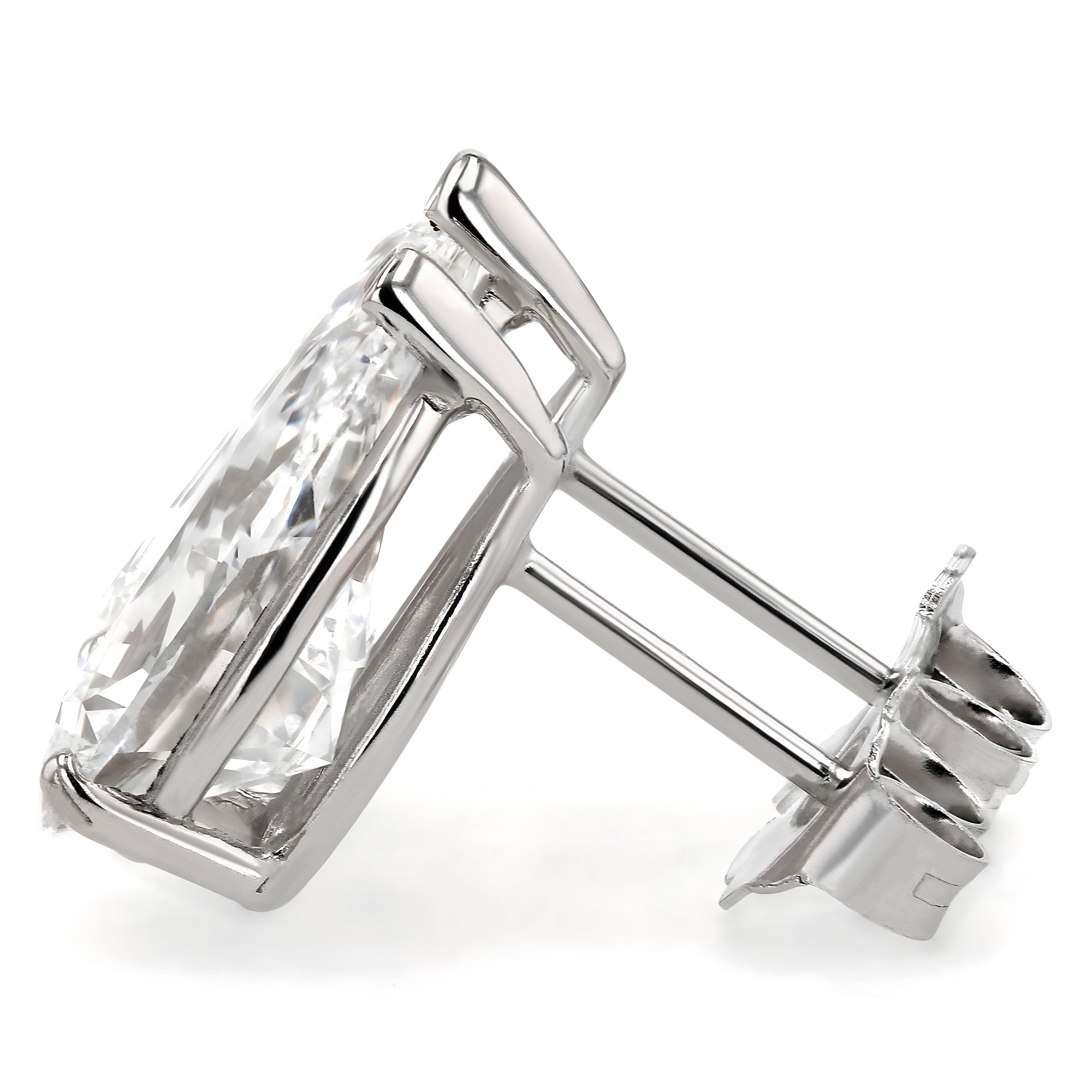 GIA Certified Pear Stud Earrings