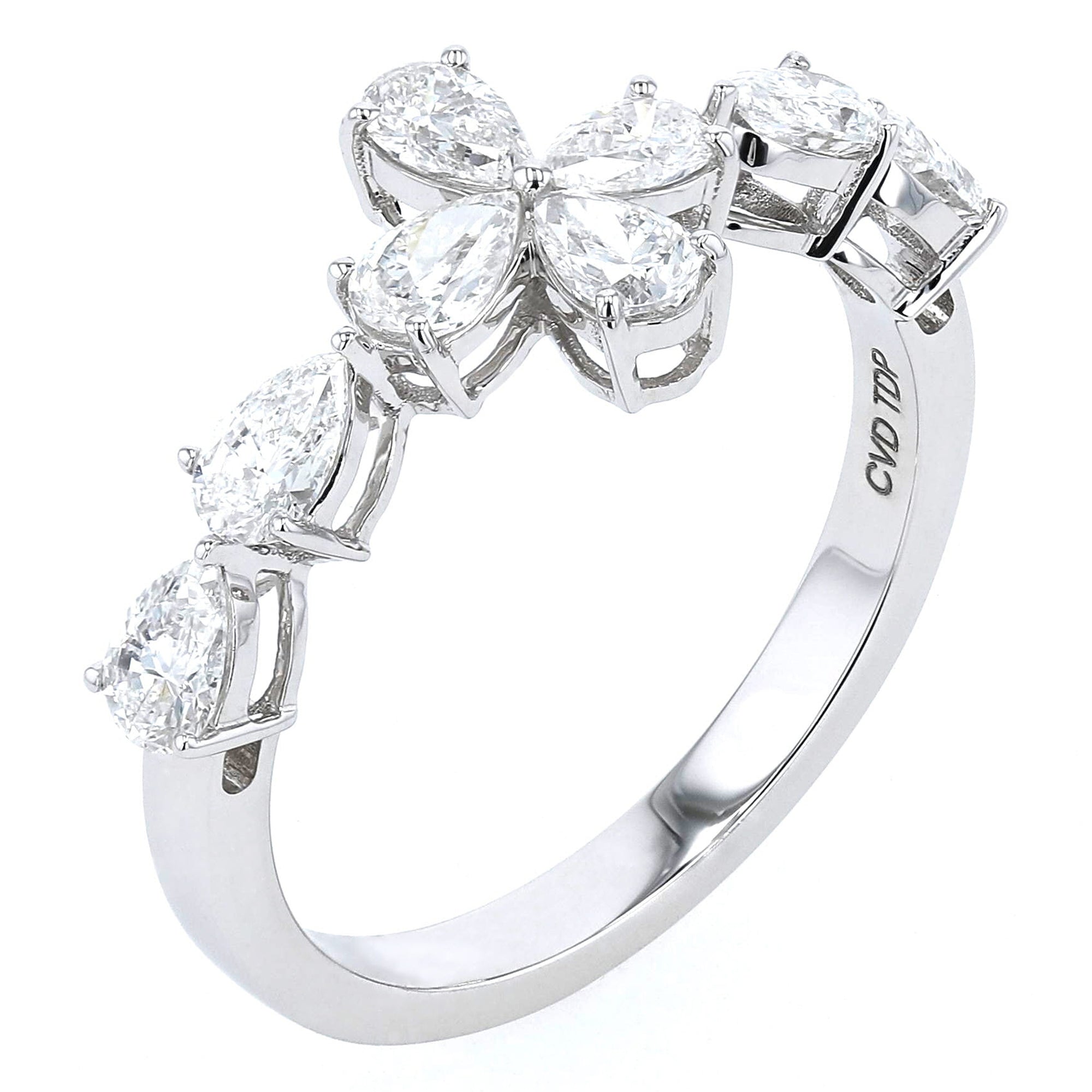 Cross Ring Fashion Half Band