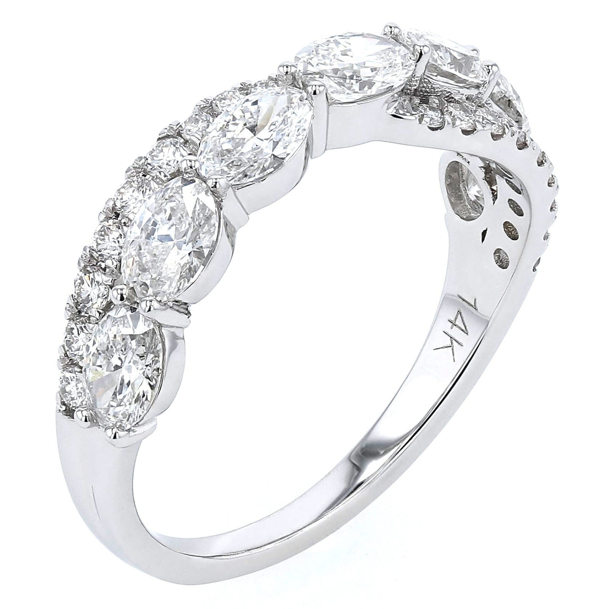 Marquise/Round Band Fashion Ring