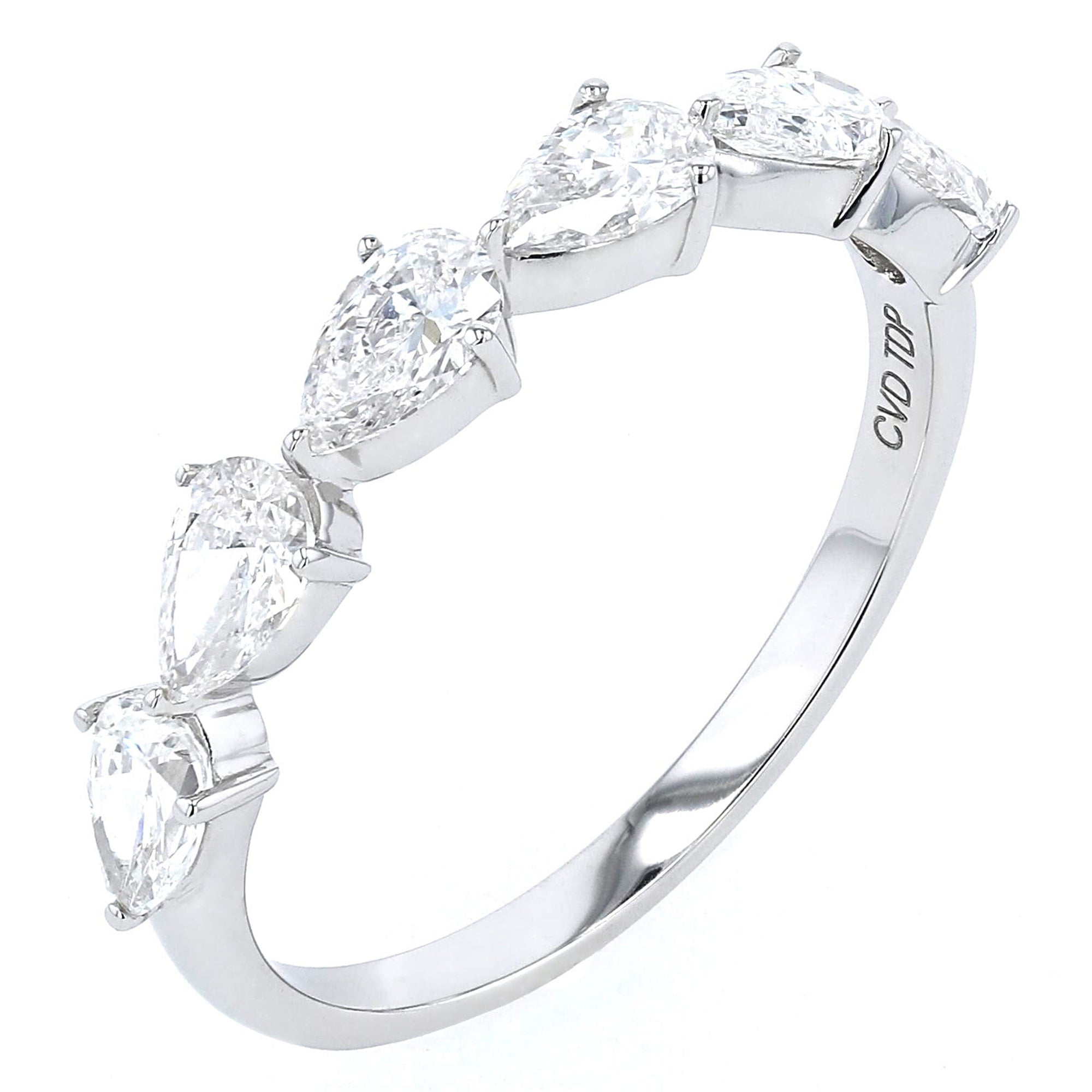 East West Pear Band 1.52Ct