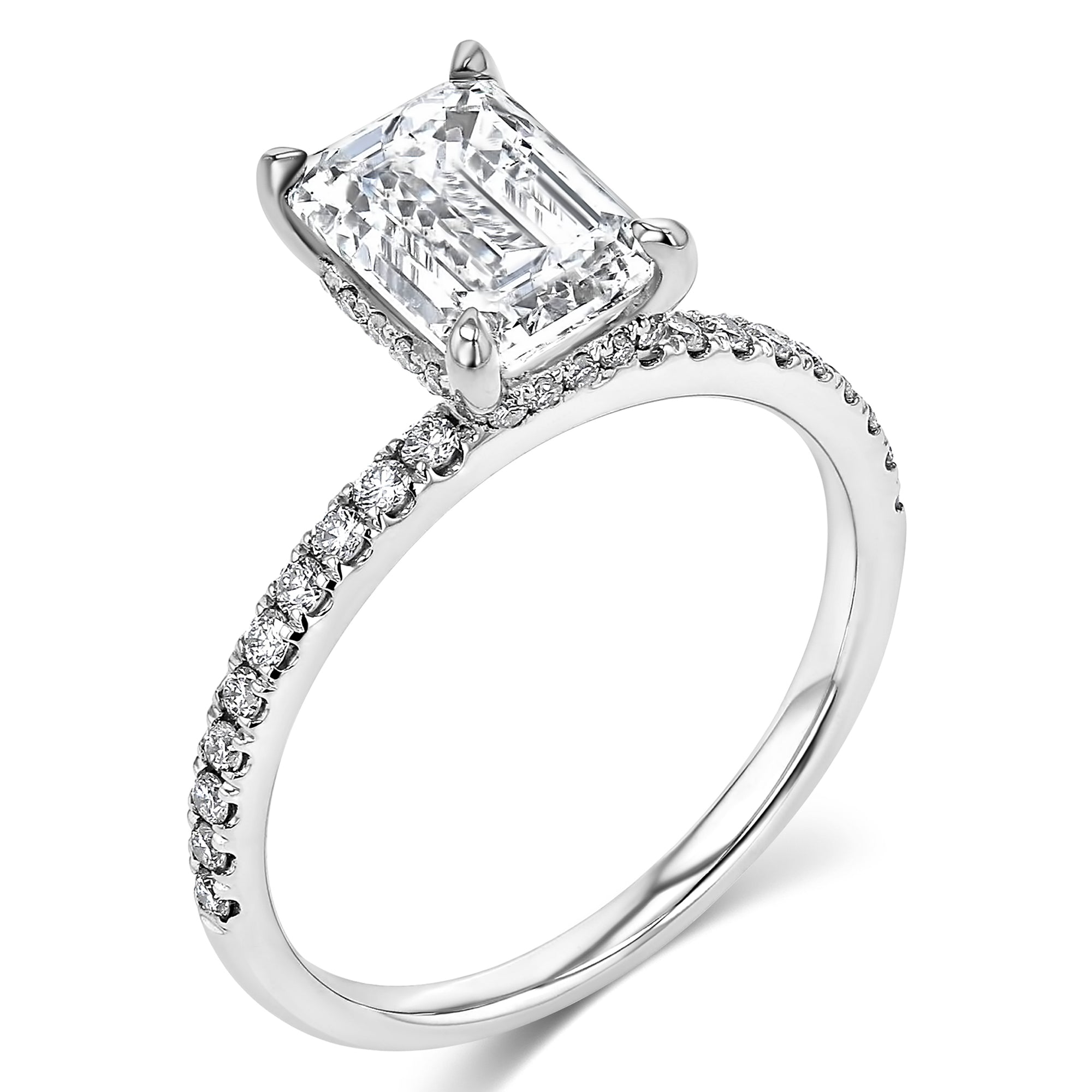 Emerald EVS2 IGI 635486635 SMR01138L 2.24g 0.31ct pave