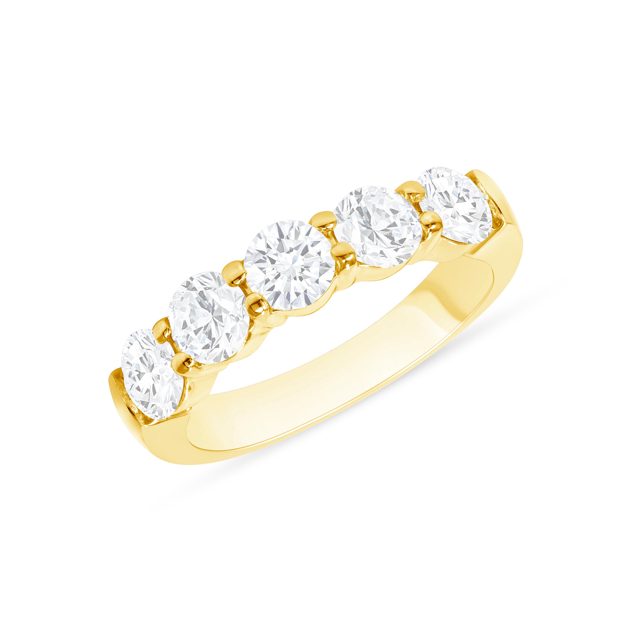 5 Stone Ring 1.5Ct