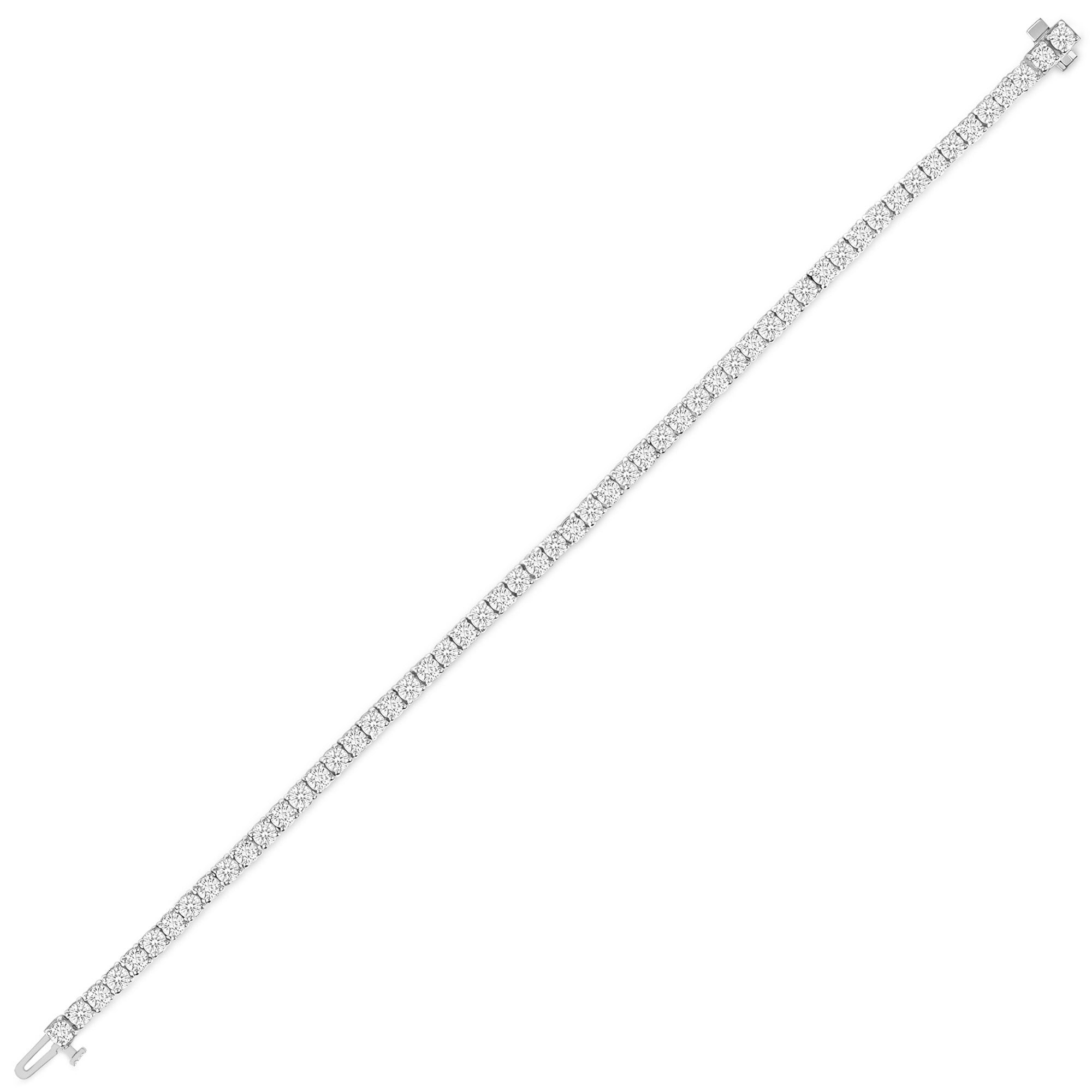 Round Tennis Bracelet 17.2Ct