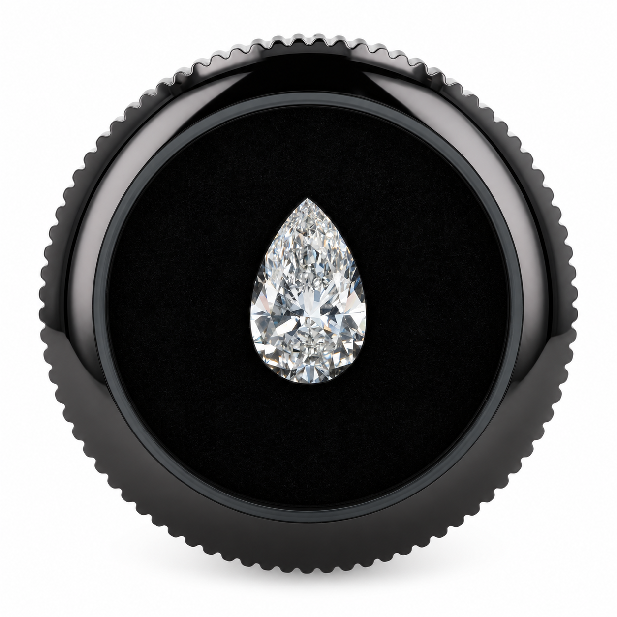 2.00 Ct Pear Cut  — F Color, VVS2 Clarity