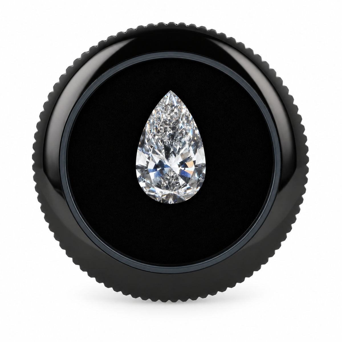 3.00 Ct Pear Cut  — F Color, VVS2 Clarity