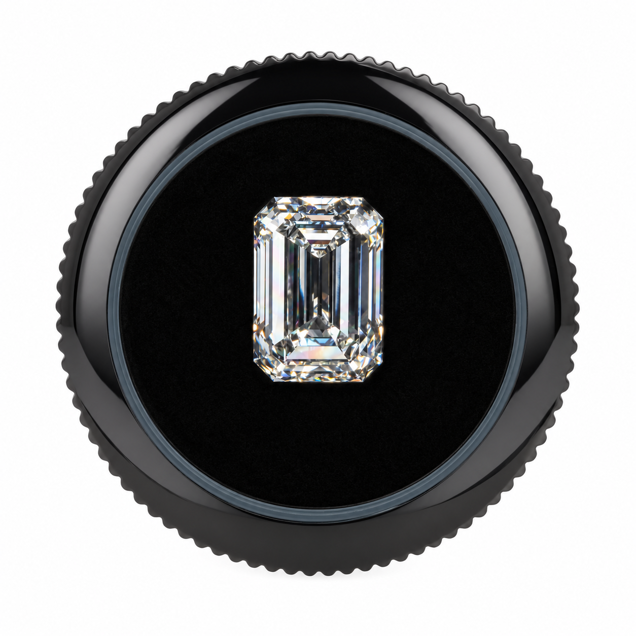 3.00 Ct Emerald Cut  — F Color, VVS2 Clarity