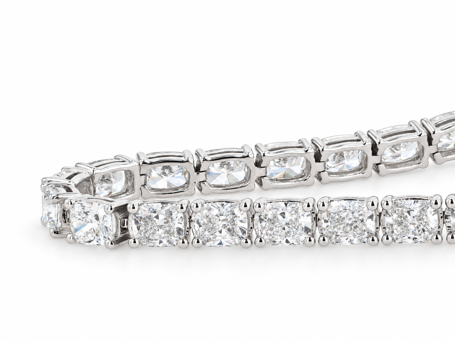 The East West Cushion Tennis Bracelet