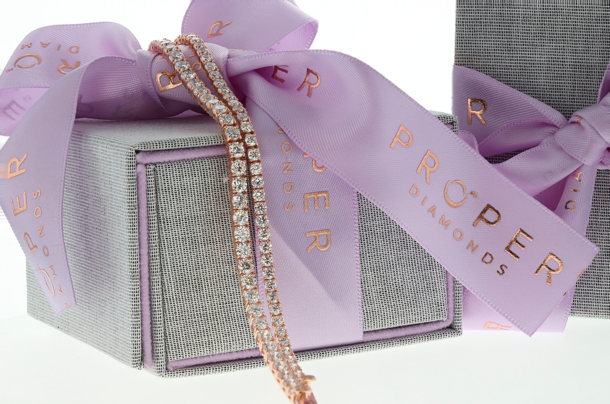 The Rose Gold Tennis Bracelet