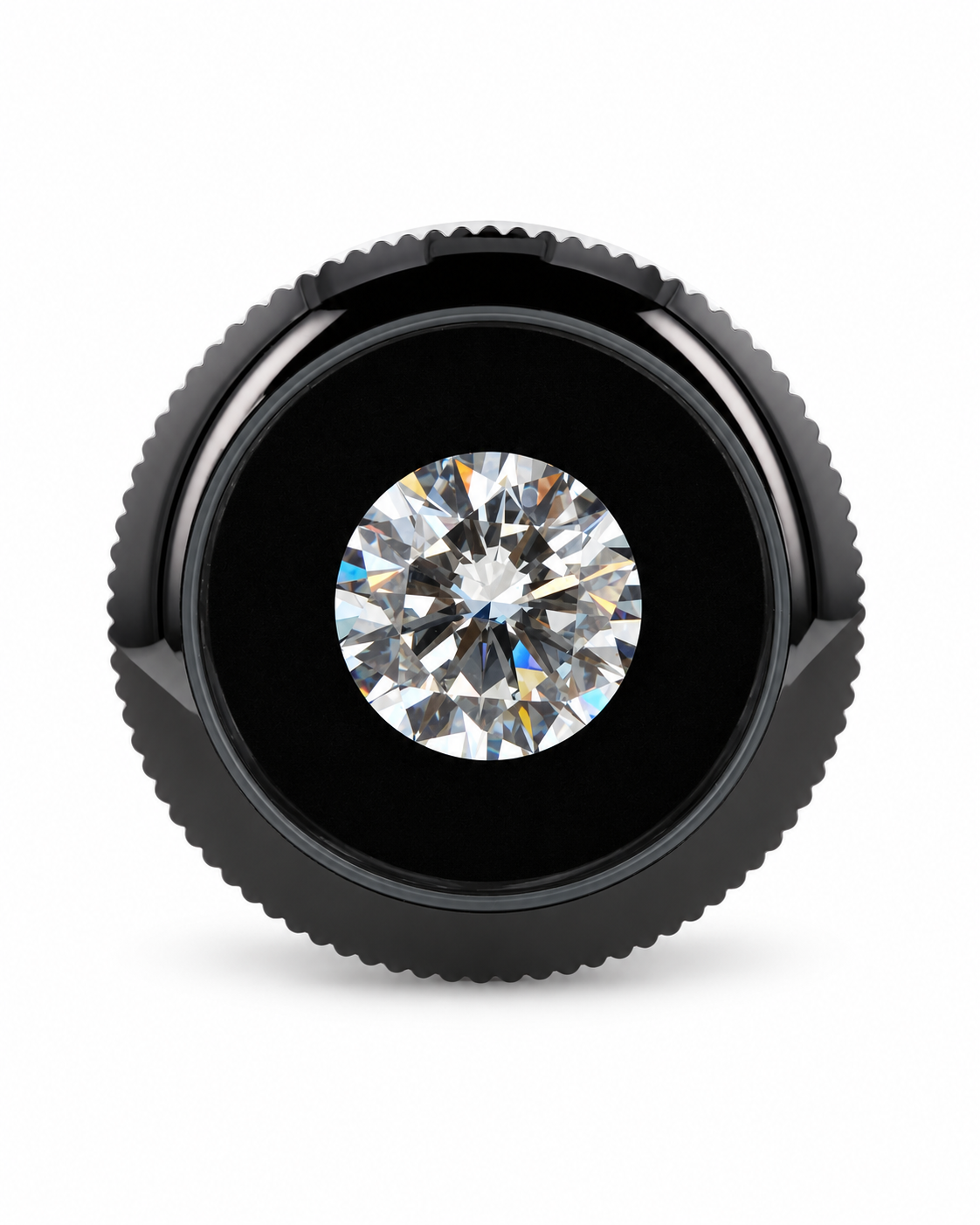 8.04ct Round Diamond- Color  F VVS2 EX EX EX None