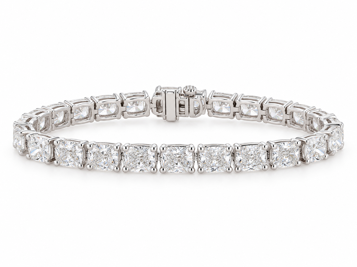The East West Cushion Tennis Bracelet
