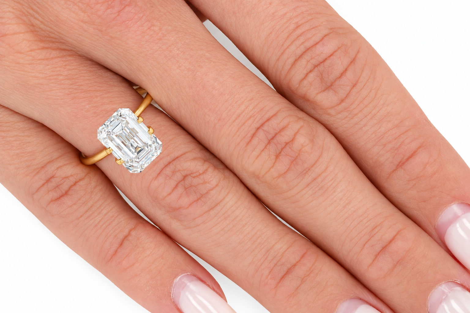 5.00 Ct Emerald Cut  — F Color, VVS2 Clarity