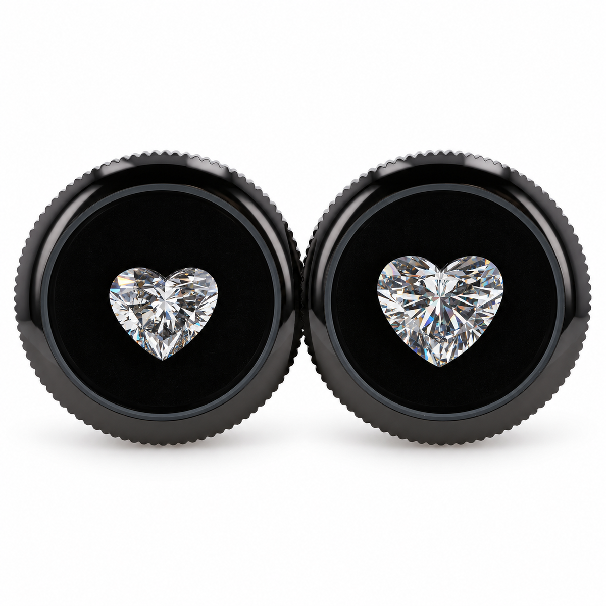 4.05 CT Heart Cut Diamond- Color F, VVS2 Clarity